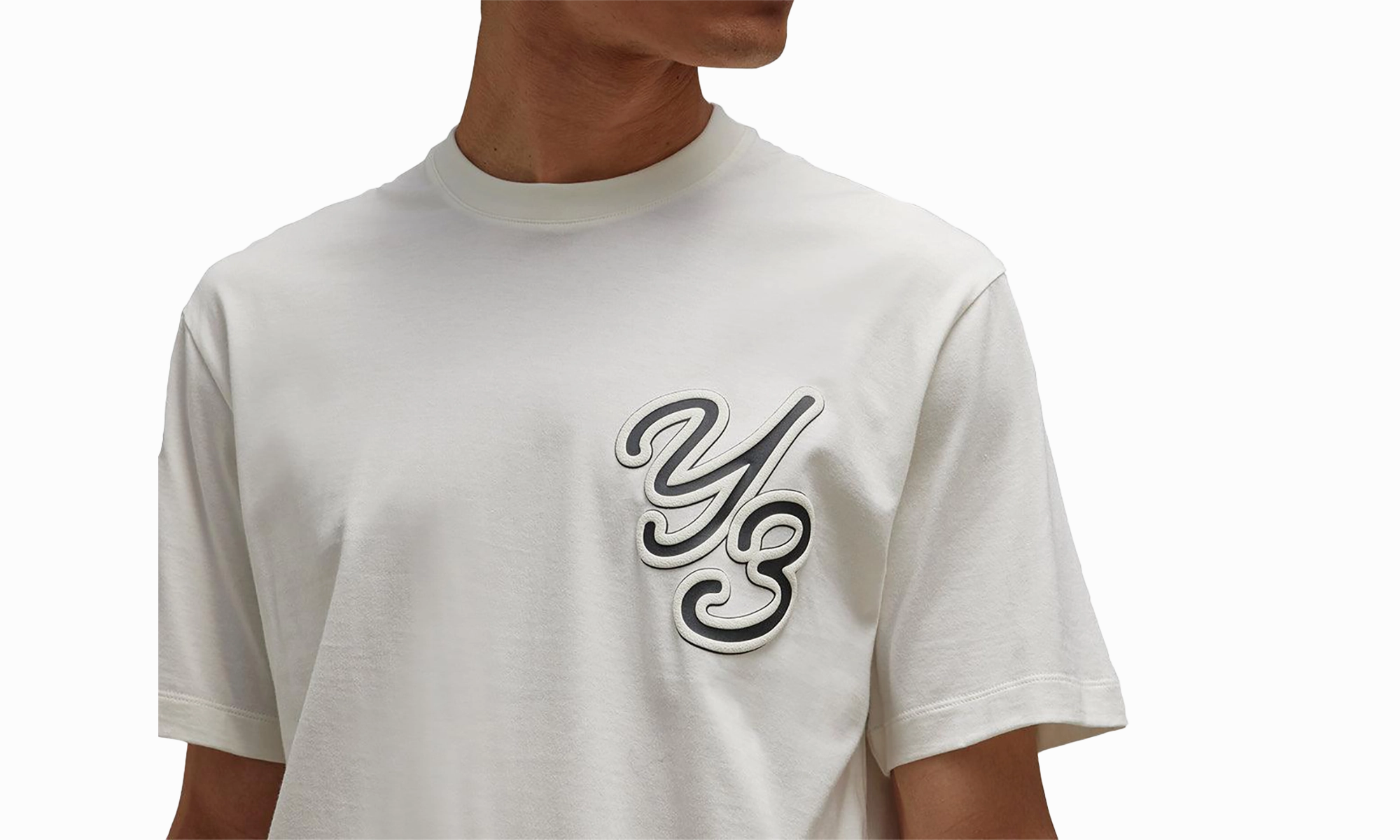 GFX SS TEE "Y-3" Elegant Glow Stretchable Fabric