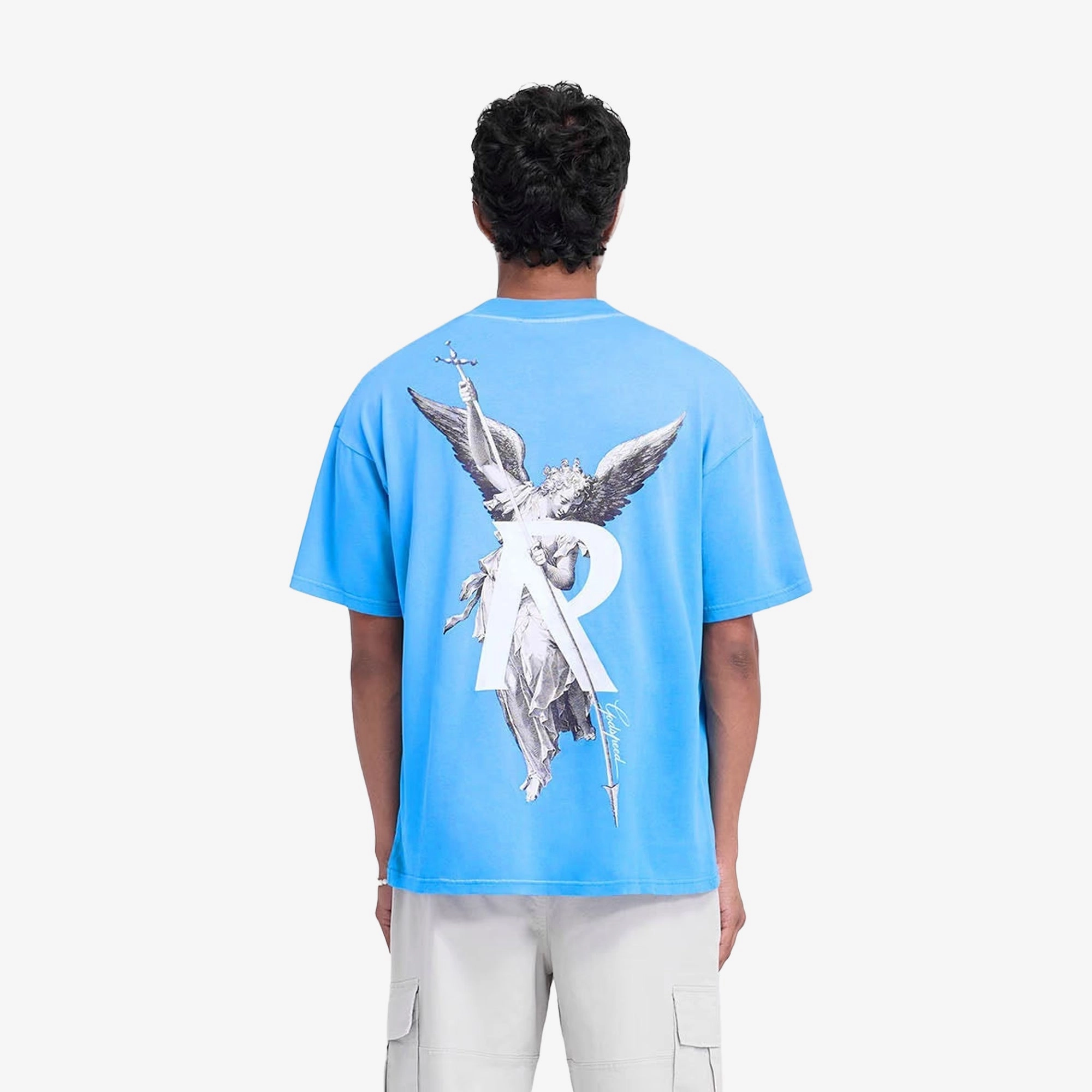 Lake Mood Street Edge REPRESENT | ARCHANGEL T-SHIRT { ELECTRIC BLUE