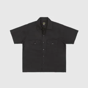 BACK SATEEN S/S FATIGUE SHIRT High-End Finish