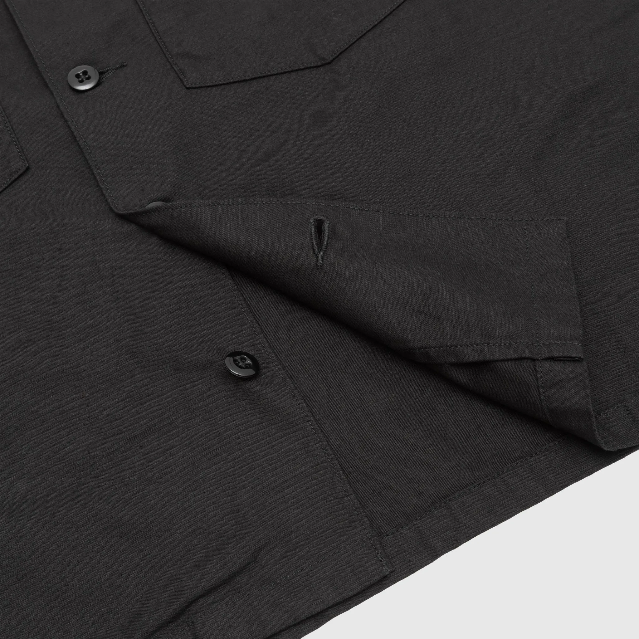 Fitted Cut BACK SATEEN S/S FATIGUE SHIRT