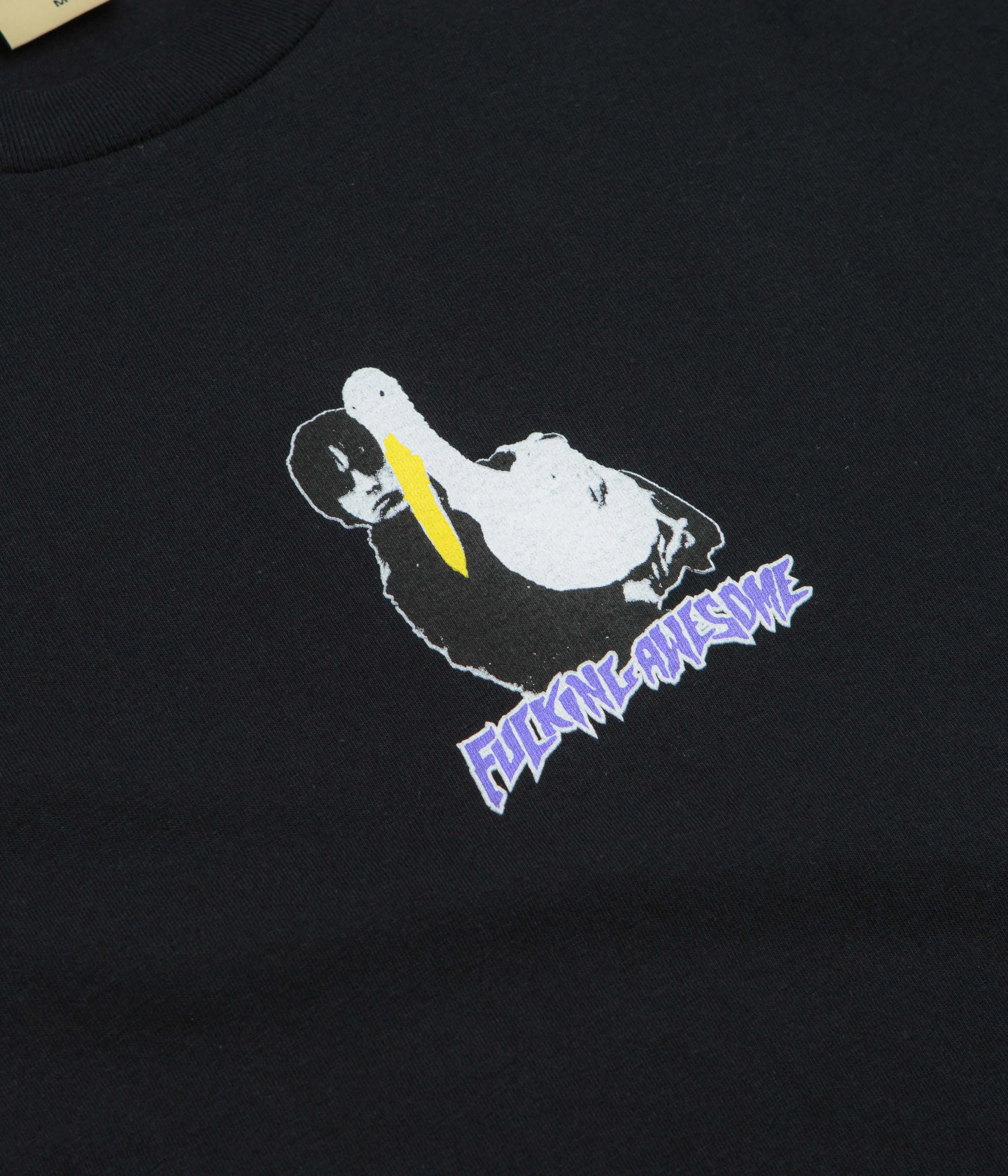 Fucking Awesome High Lonesome II T-Shirt - Black Fade Resistant Dye tennis event