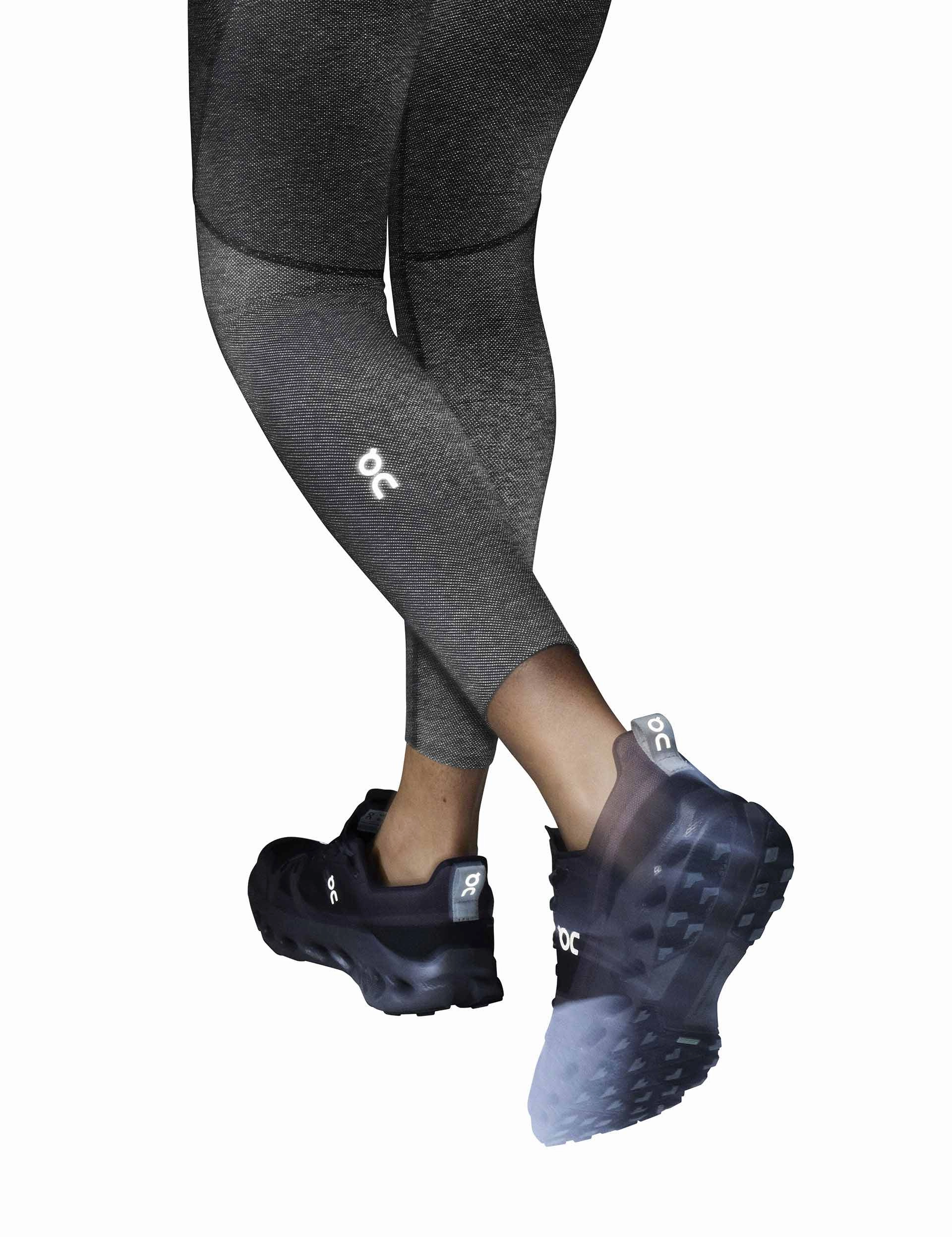 Performance Winter Tights Lumos - Black For Teens Anti Odor