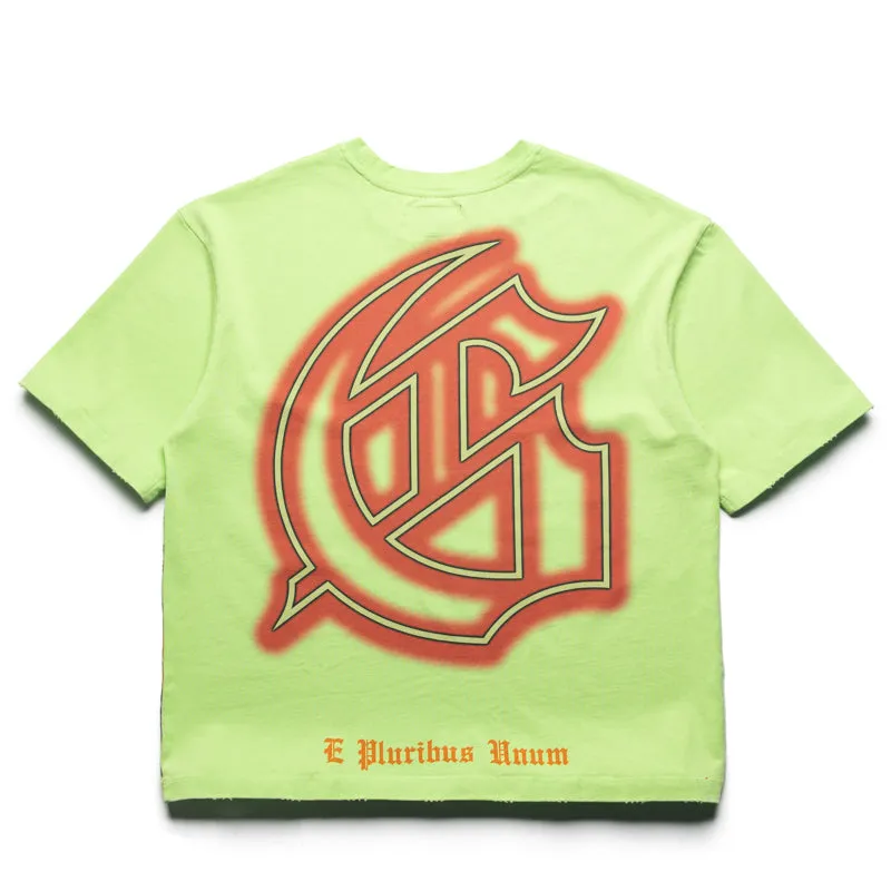 golfing venue Godspeed New York GS Surf Shop Tee - Lime