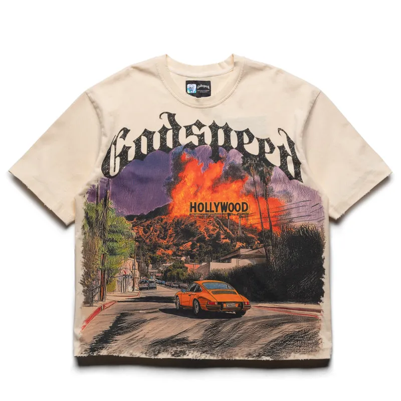 vest silhouette Godspeed New York Los Scandalous Tee - Bone