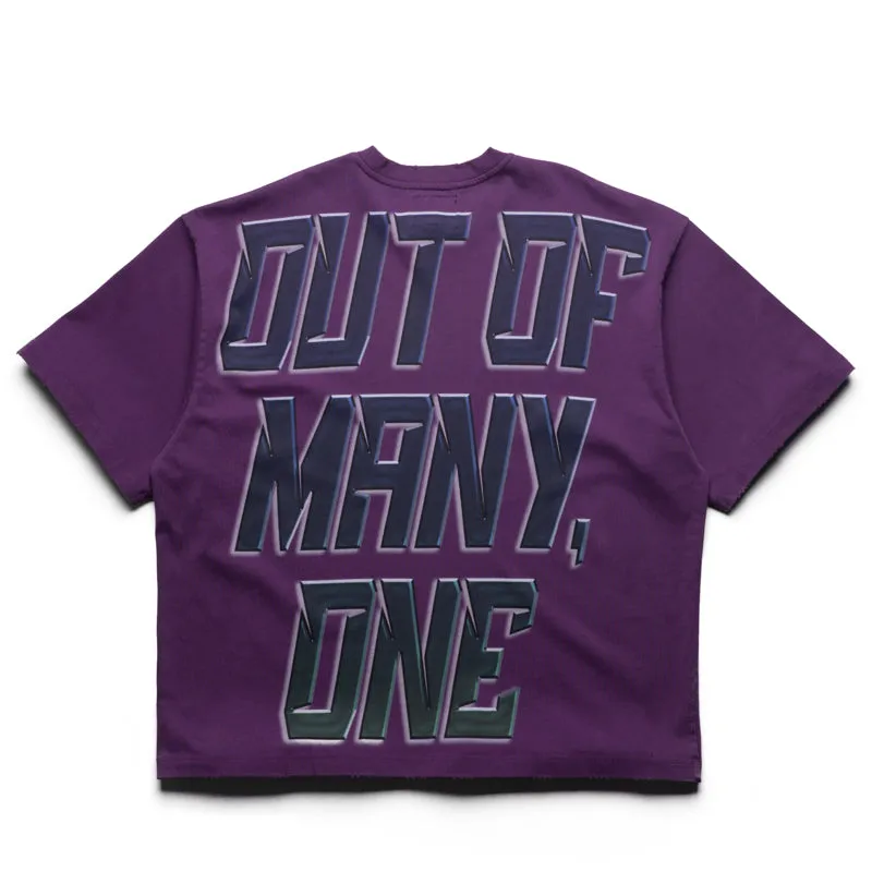 Godspeed New York Mother Cairo Tee - Grape hidden closure