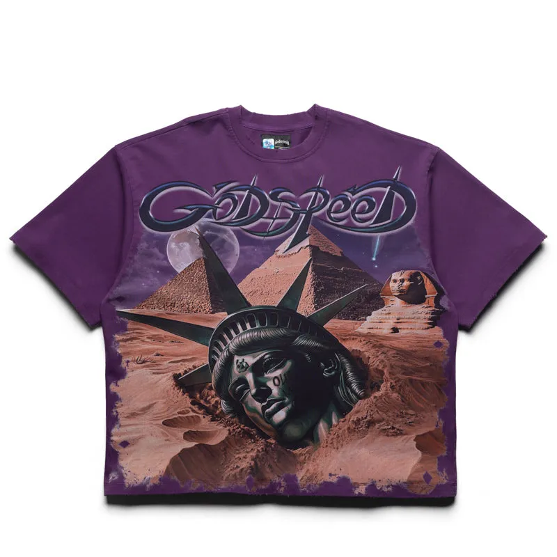 Godspeed New York Mother Cairo Tee - Grape Airbnb sports event