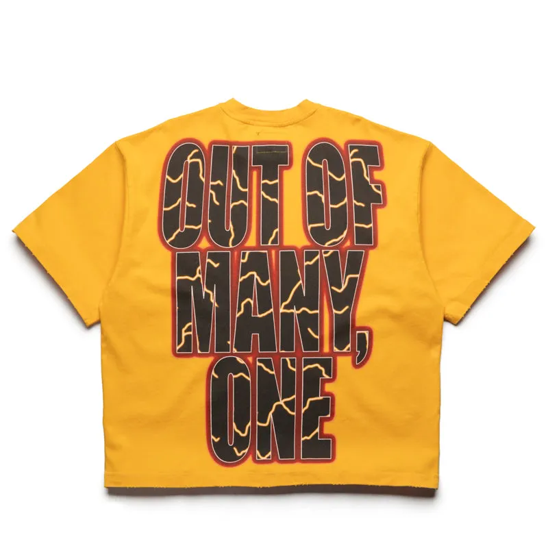 Long Length Godspeed New York Podium Dreams Tee - Yellow