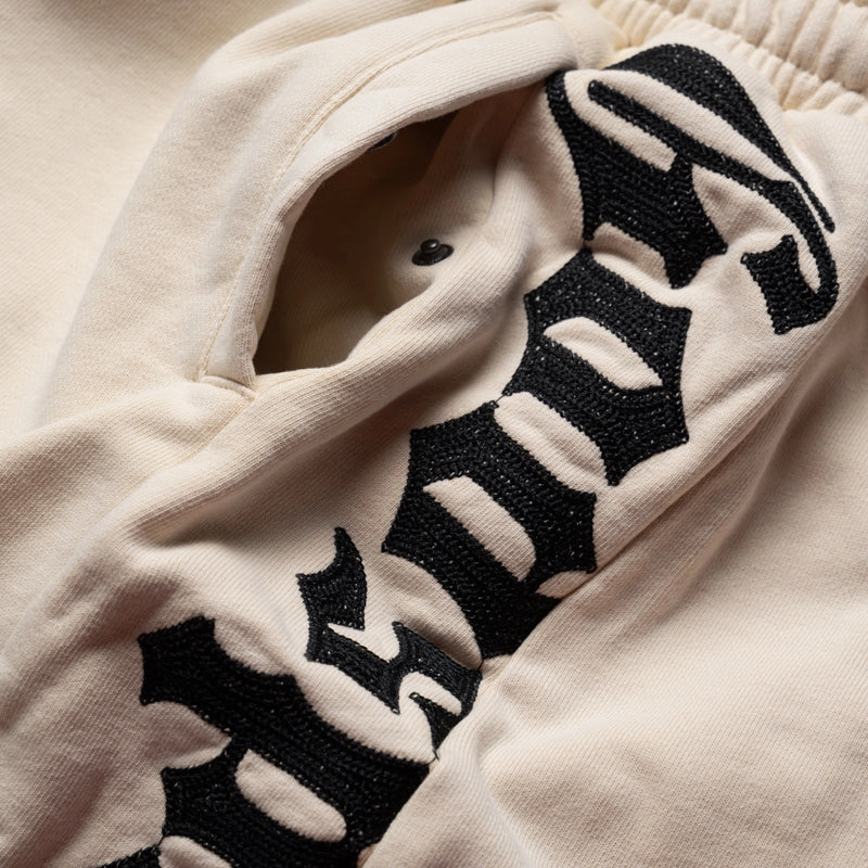 DoubleLayeredKnees Godspeed New York Courtside Shorts - Bone