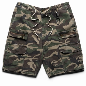 High-End Option Godspeed New York Militia Cargo Shorts - Camo