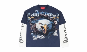Godspeed Spirit Animal Layered T-Shirt "NAVY" DurableStitching