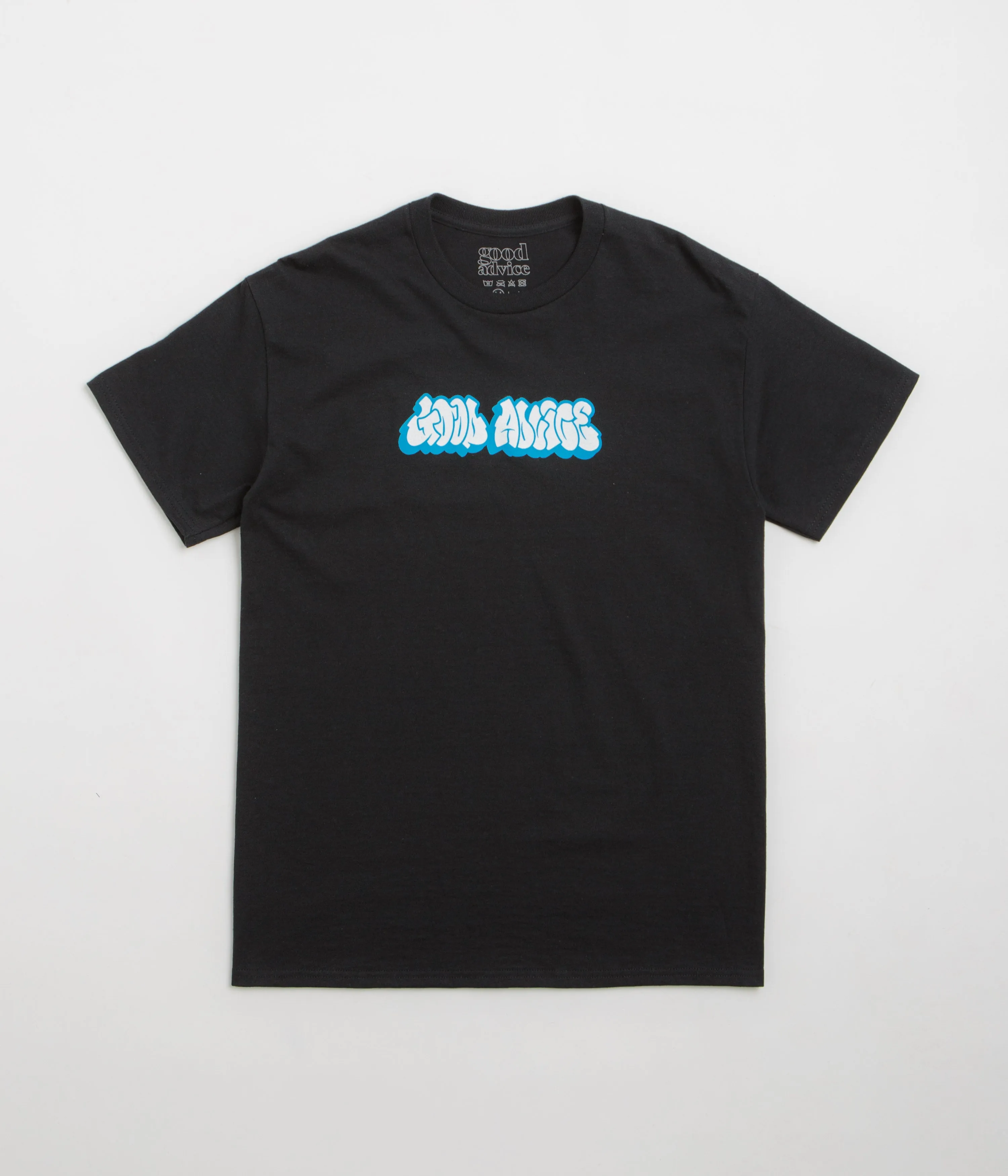 Good Advice 90s T-Shirt - Black hang dry