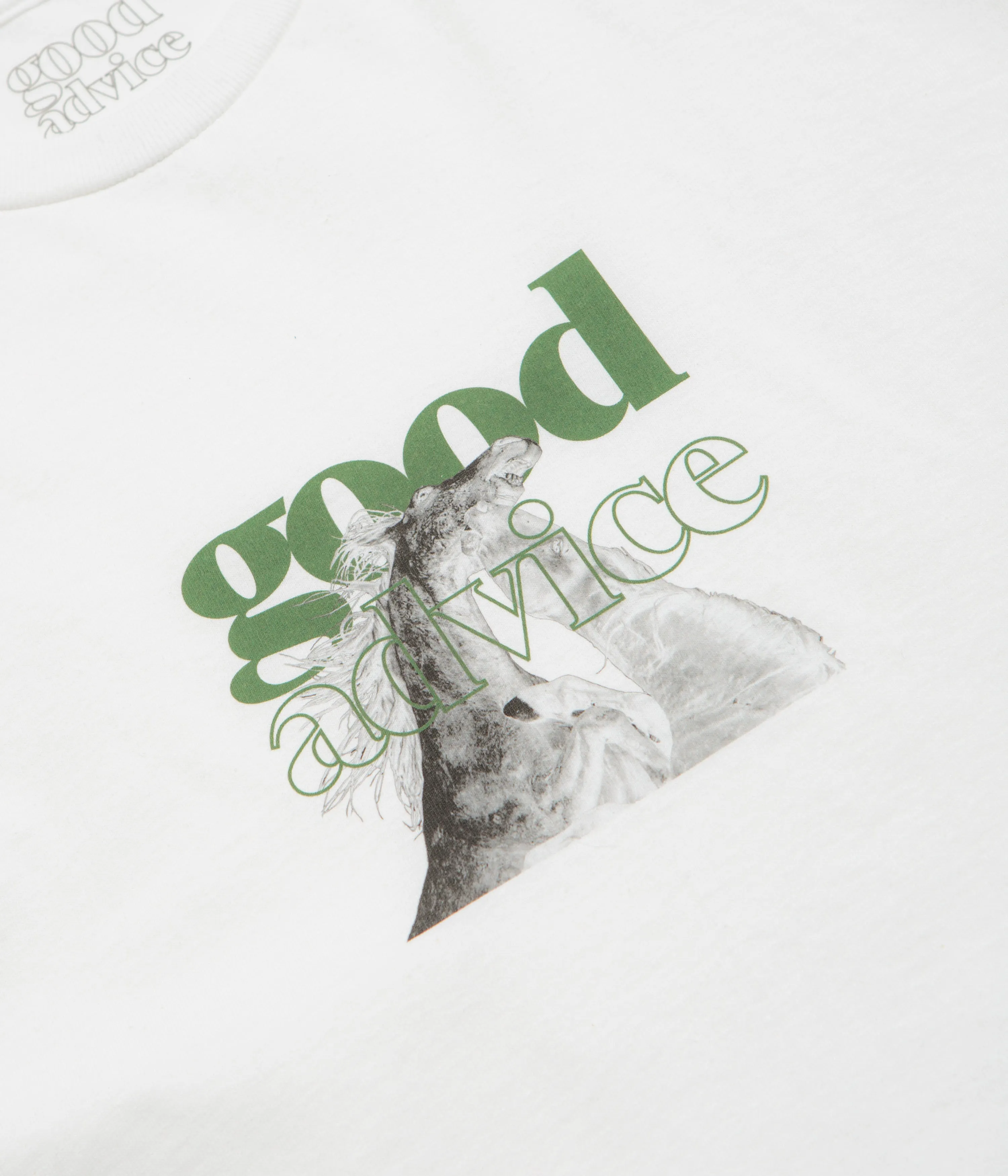 summer season Fashionista Good Advice Kelpies T-Shirt - White
