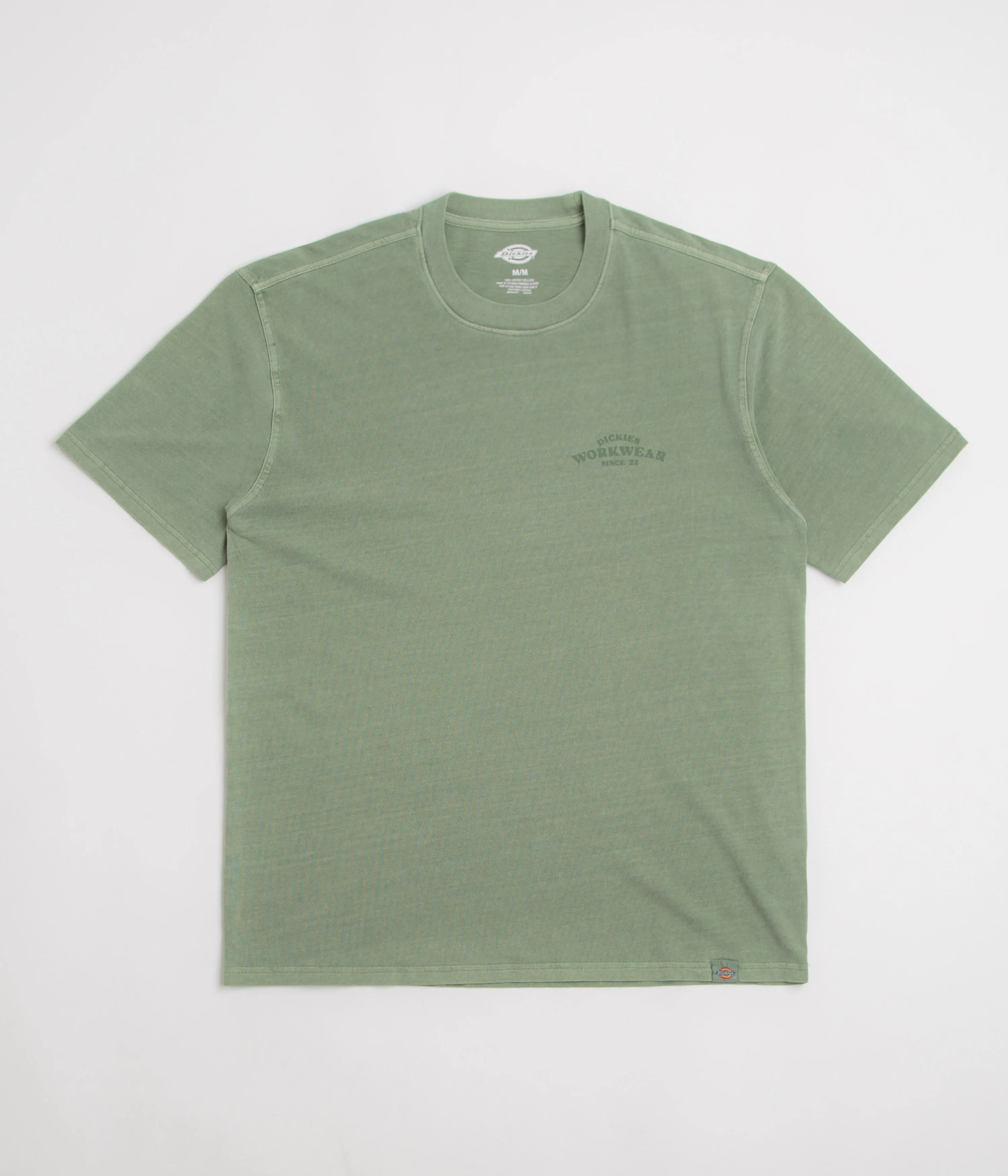 Dickies Christiana T-Shirt - Sea Spray size chart