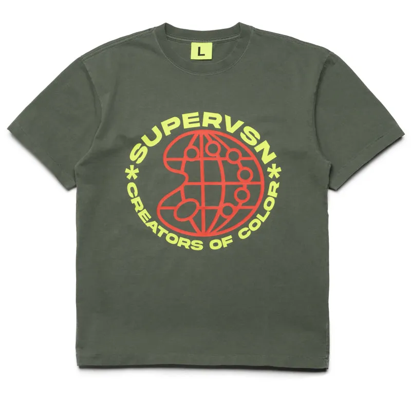 Supervsn Creators Of Color Tee - Moss yacht venue