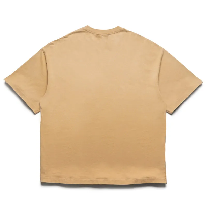 Removable part Airbnb event Carhartt WIP Hudson Pocket Tee - Dusty Hamilton Brown