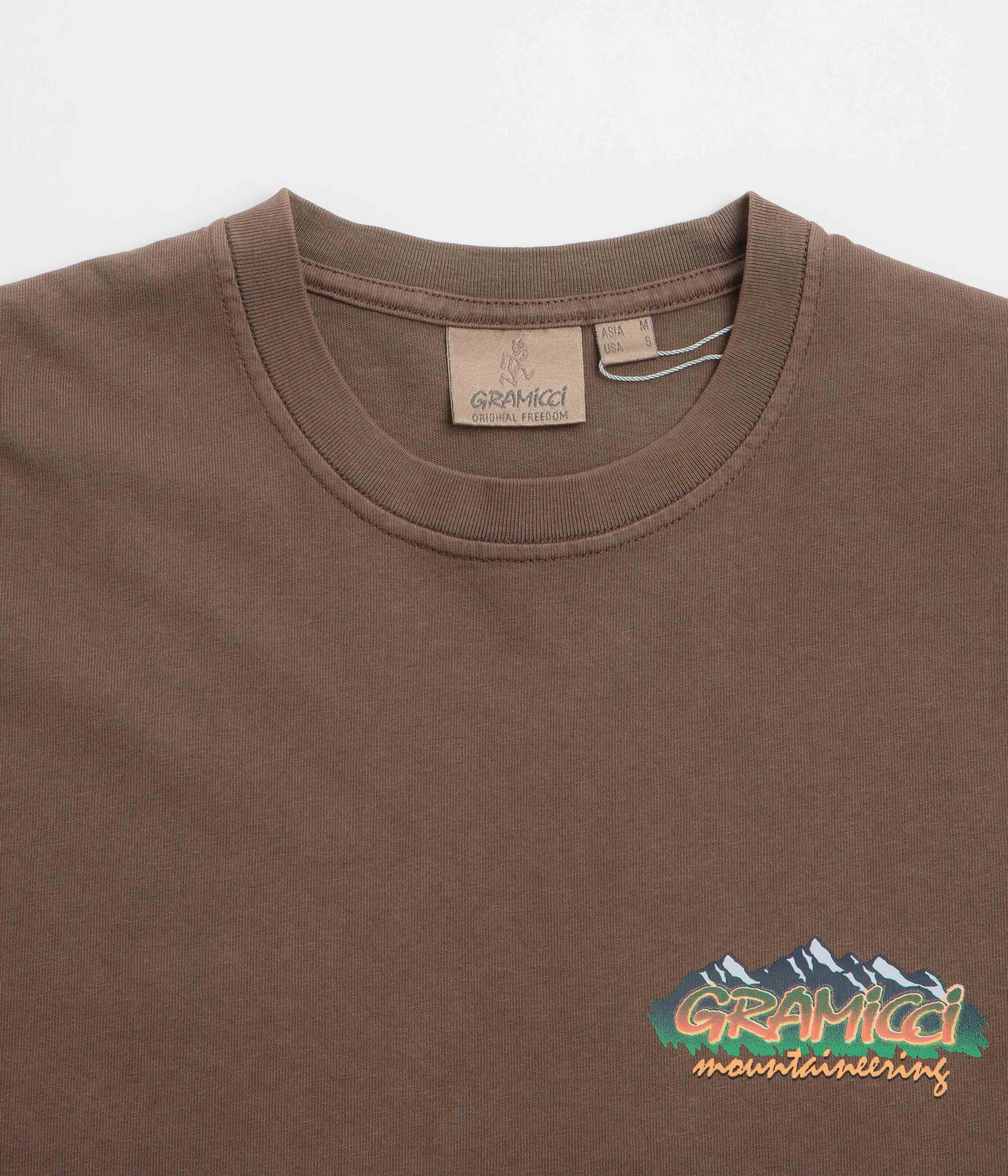 Gramicci Mountaineering T-Shirt - Brown Pigment museum