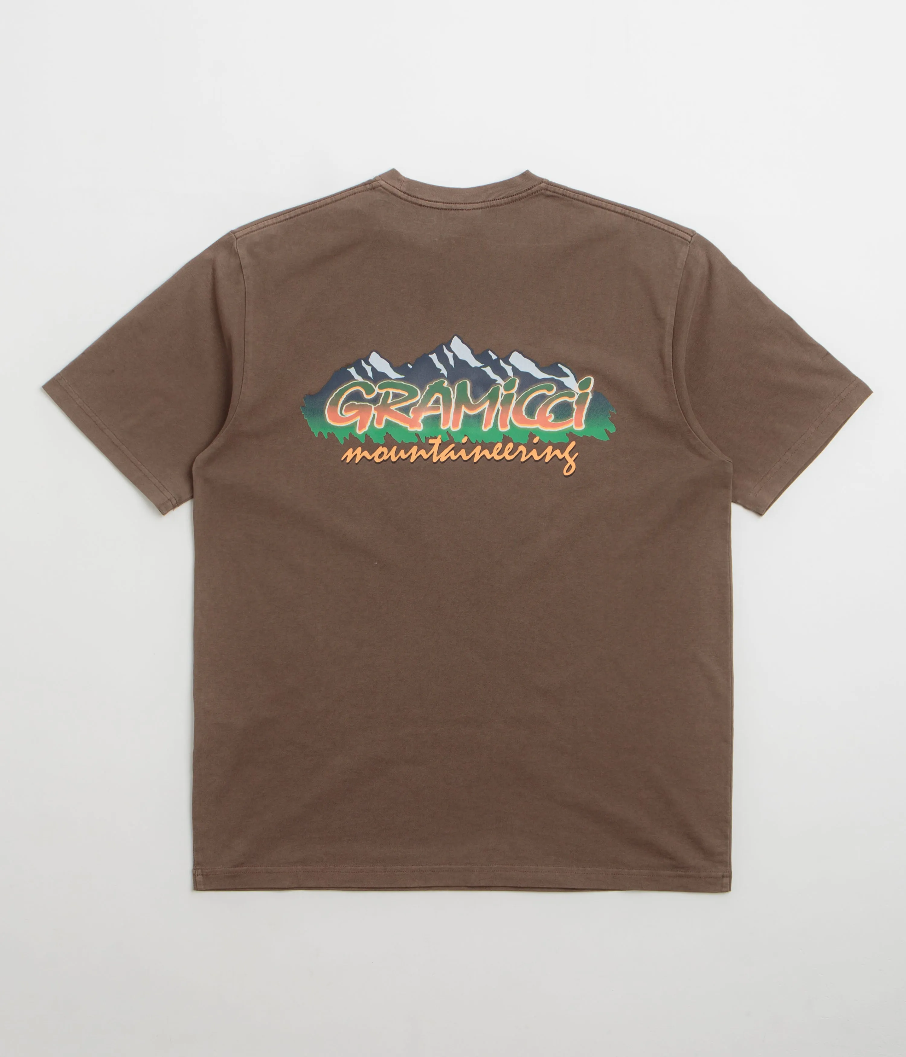 zoo A-line silhouette Gramicci Mountaineering T-Shirt - Brown Pigment