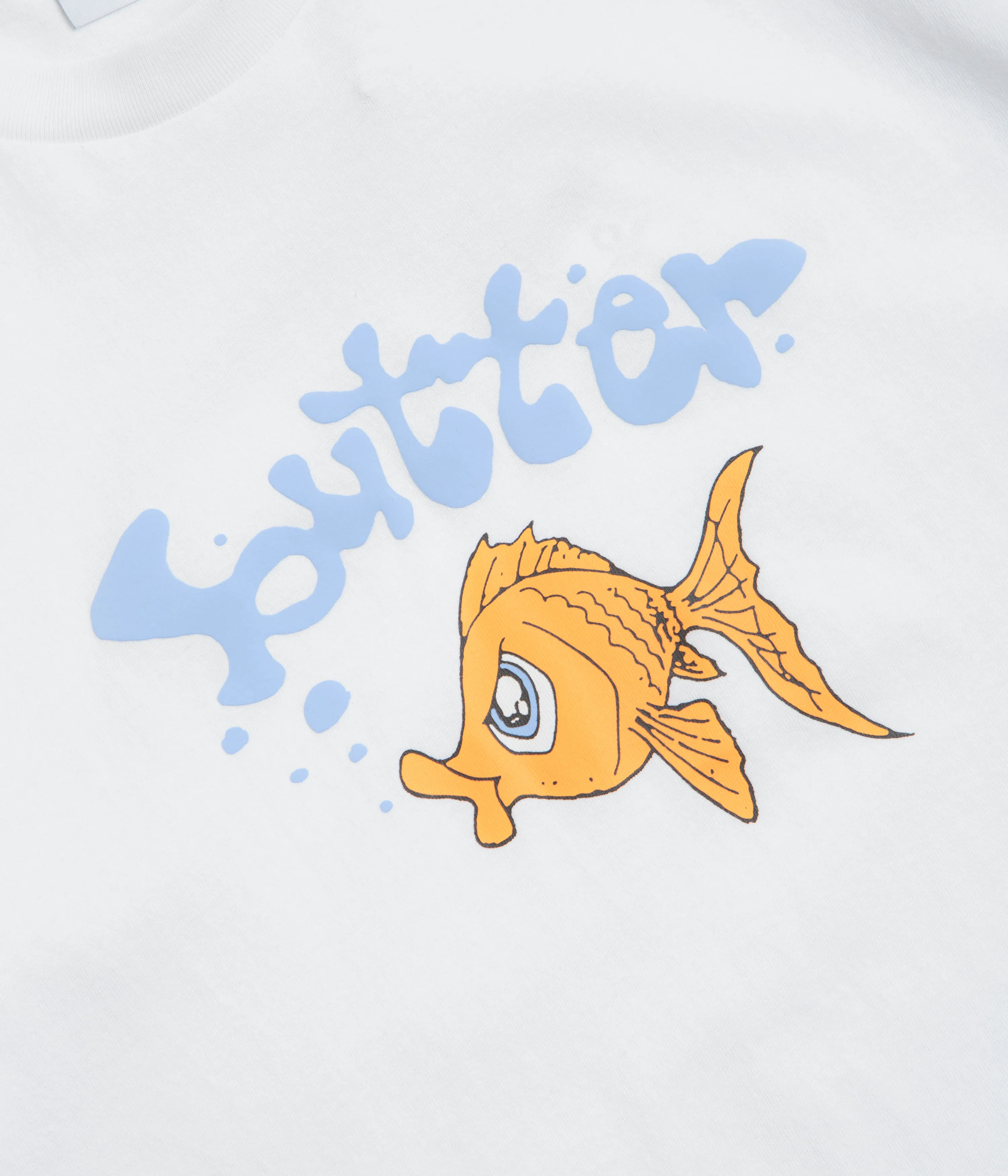 Knee Length train venue Butter Goods Goldfish T-Shirt - White