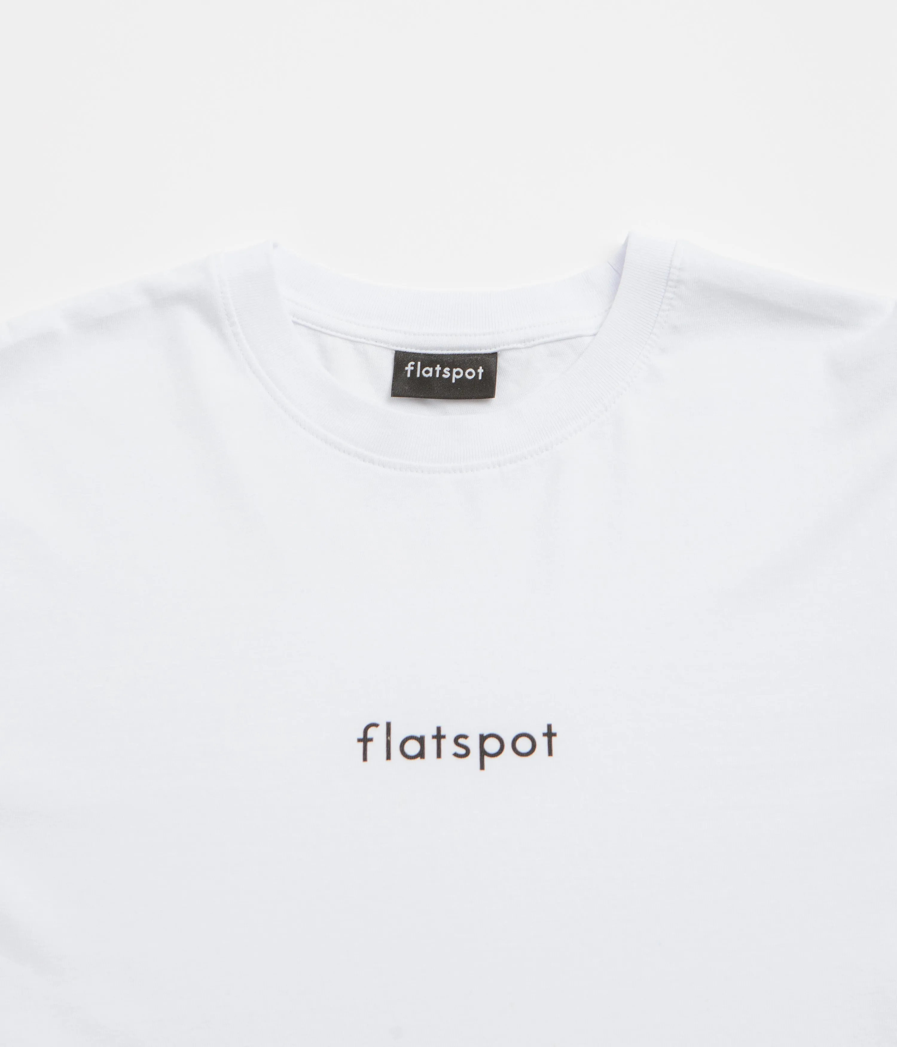 Lay flat to dry flatspot Lowercase Logo T-Shirt - White