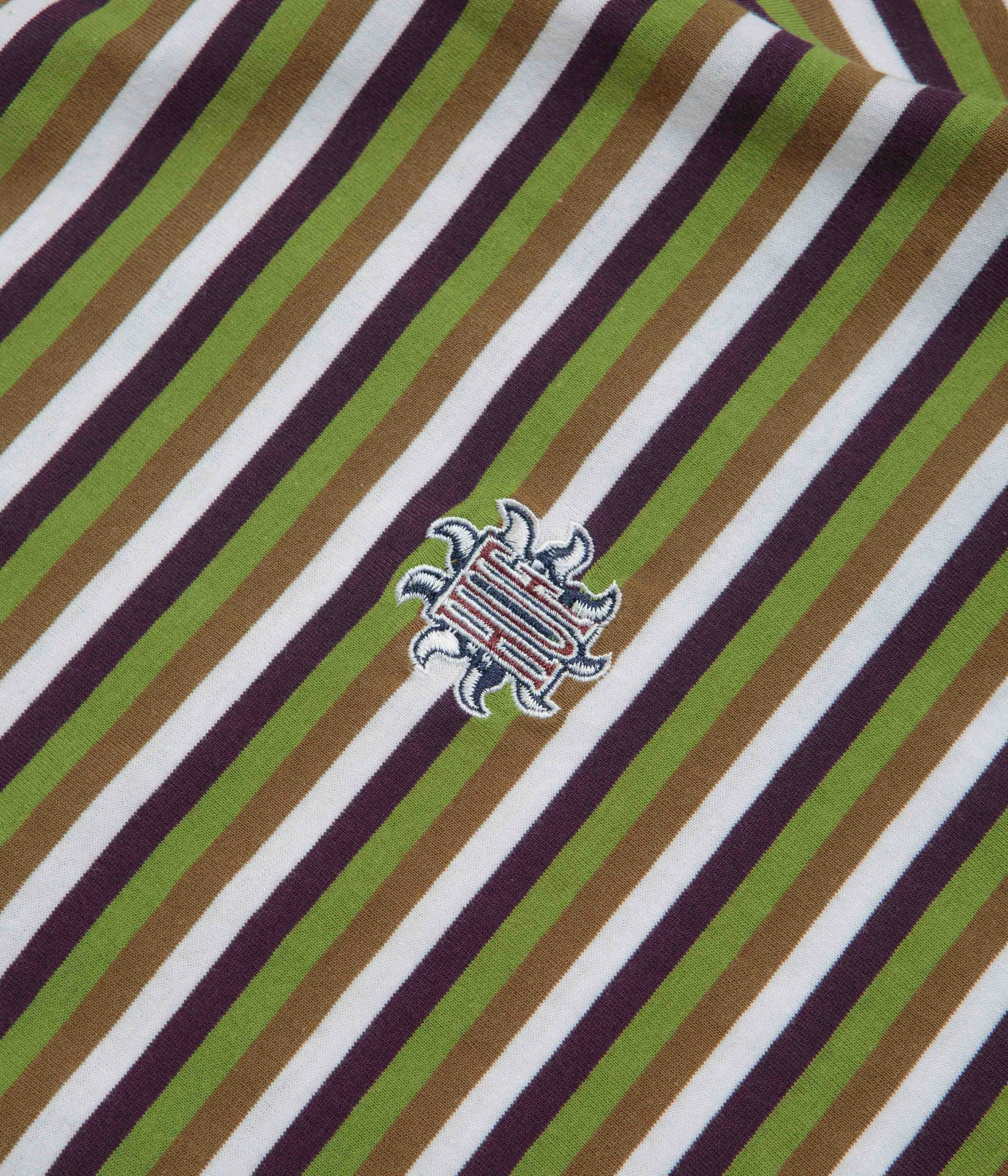 Abstract prints HUF Apollo Striped T-Shirt - Green