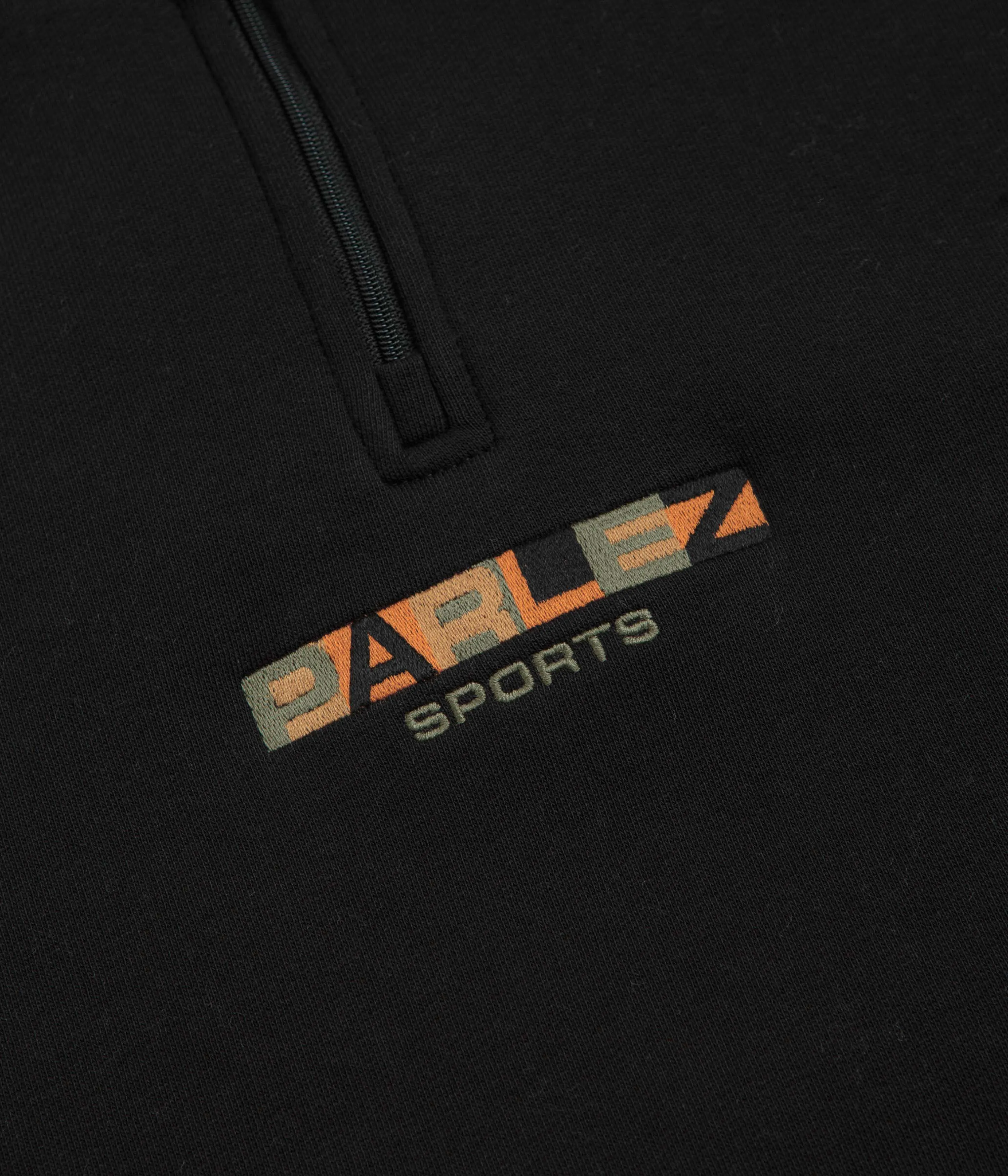 Parlez Ora 1/4 Zip Sweatshirt - Black family wear