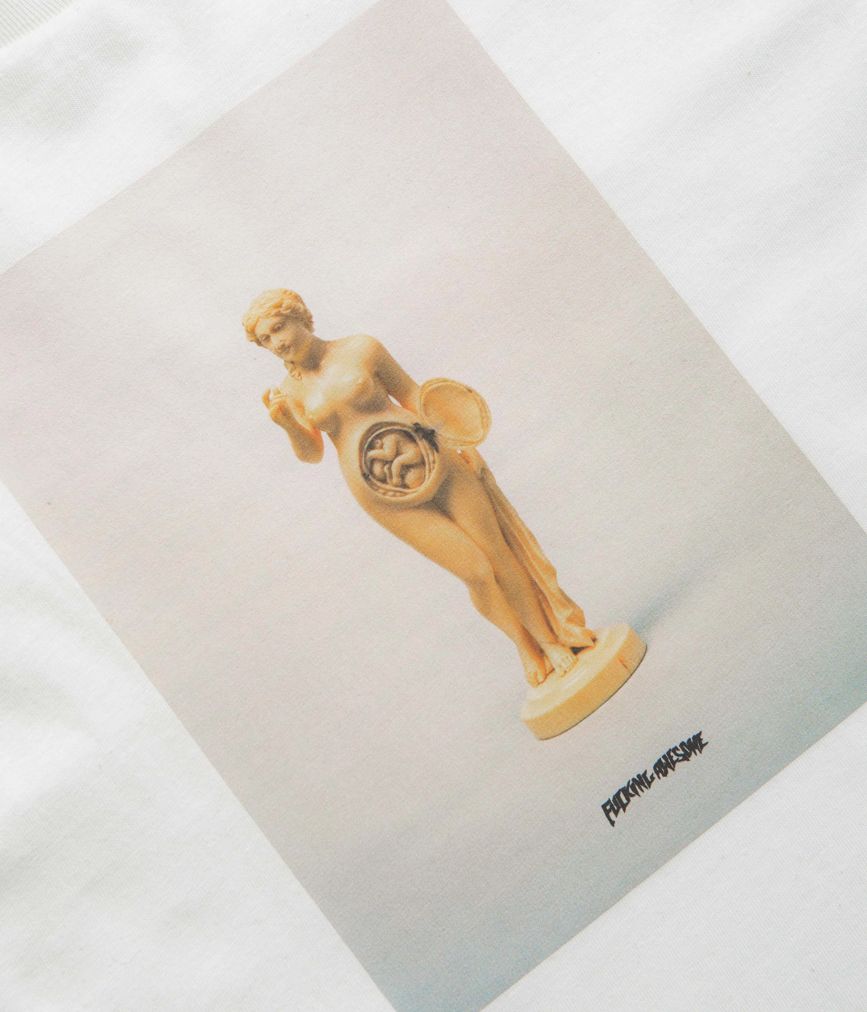 Beach Wear Exhibition Fucking Awesome 2025 Statue T-Shirt - White