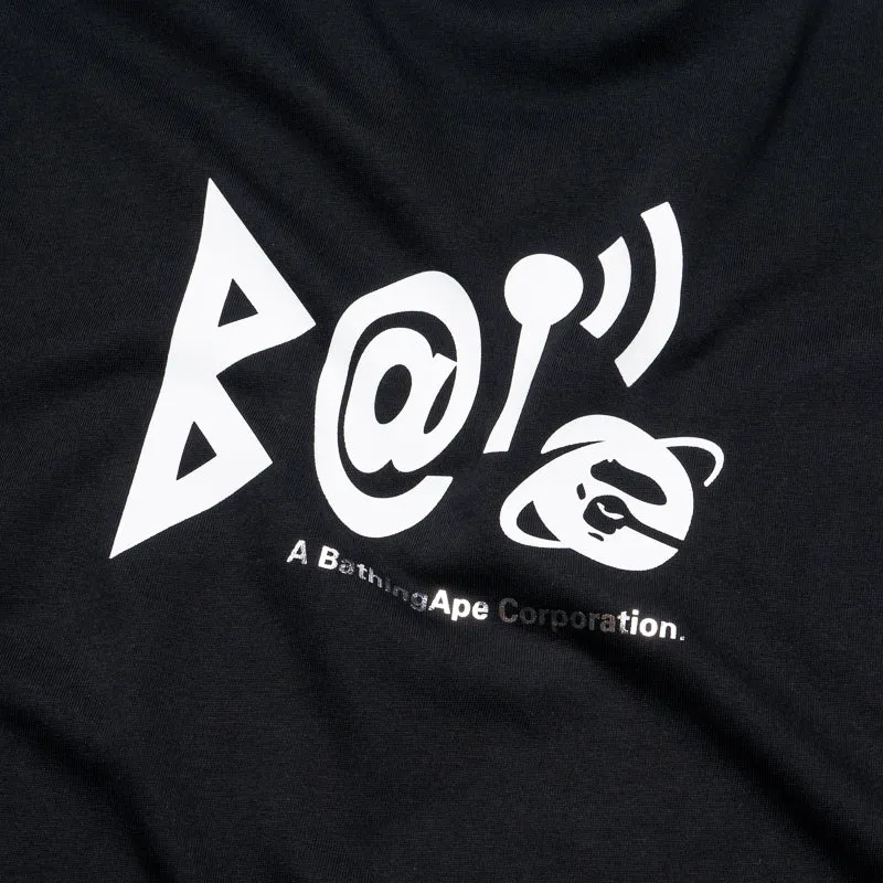 custom size A Bathing Ape Symbol Logo Tee - Black