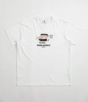 Pawa Speed Sports Footie Boy T-Shirt - White V-Neck Airbnb