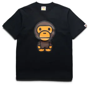 A Bathing Ape Big Baby Milo Tee - Black Trendy Waist Dry clean only