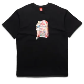 train event Snowy day Ice Cream Juke Tee - Black