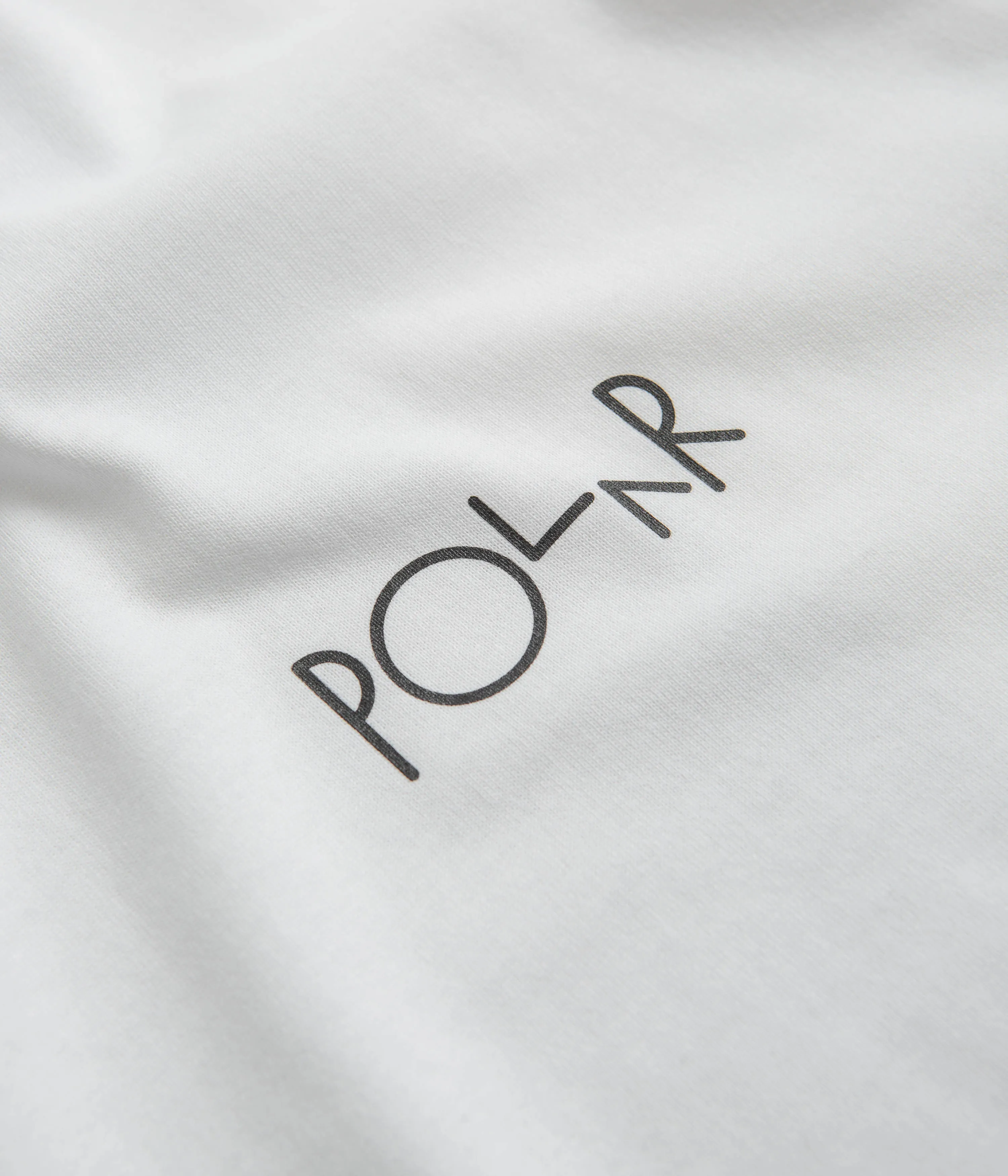 Polar Fill Logo T-Shirt - White / Black simple design university event