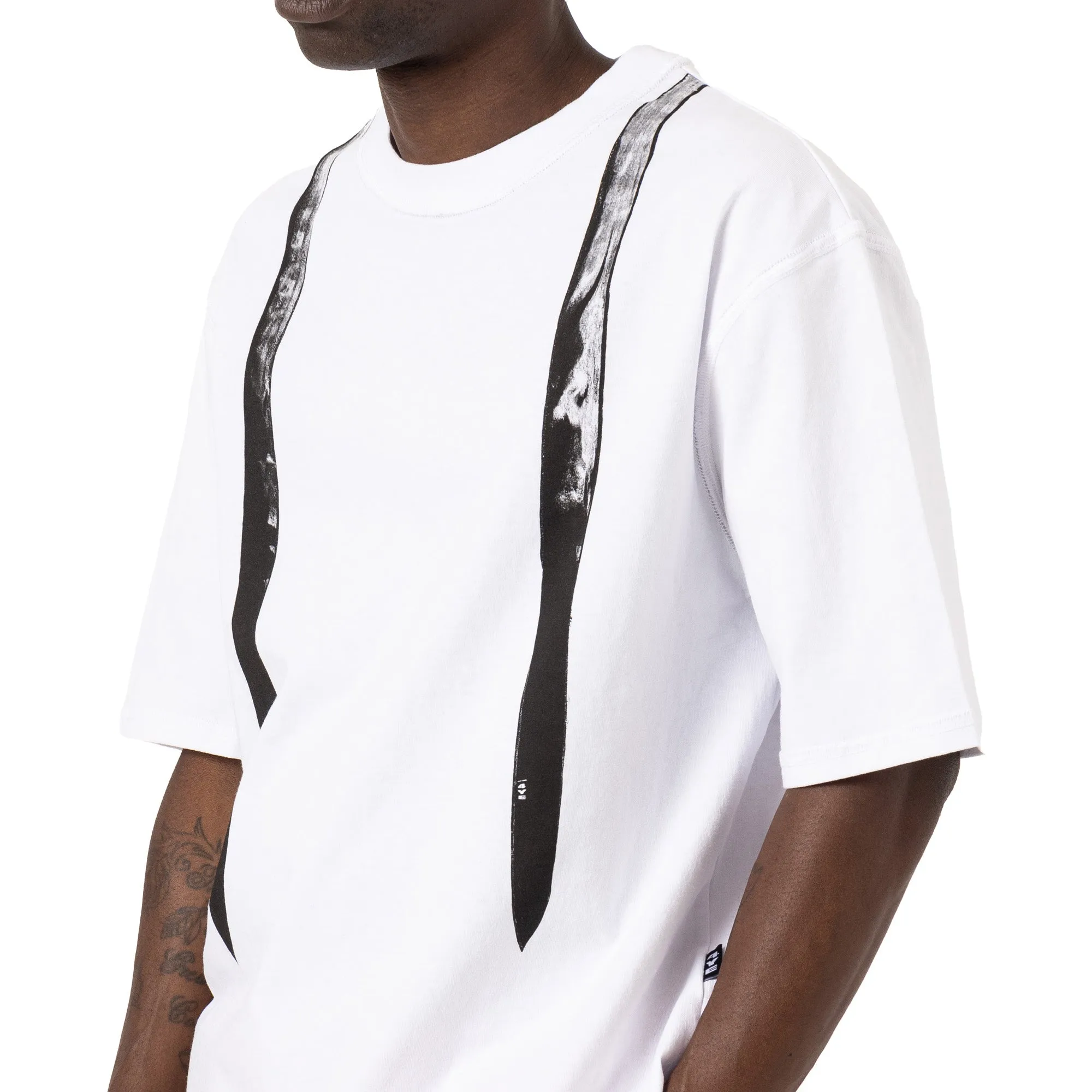 4YE Trompe L'Oeil Durag Tee / White hotel snowboarding venue