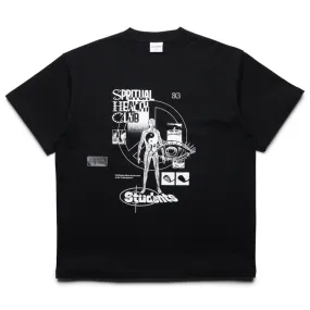 outdoor climate night Students Golf Spiritual Health Club Tee - Black
