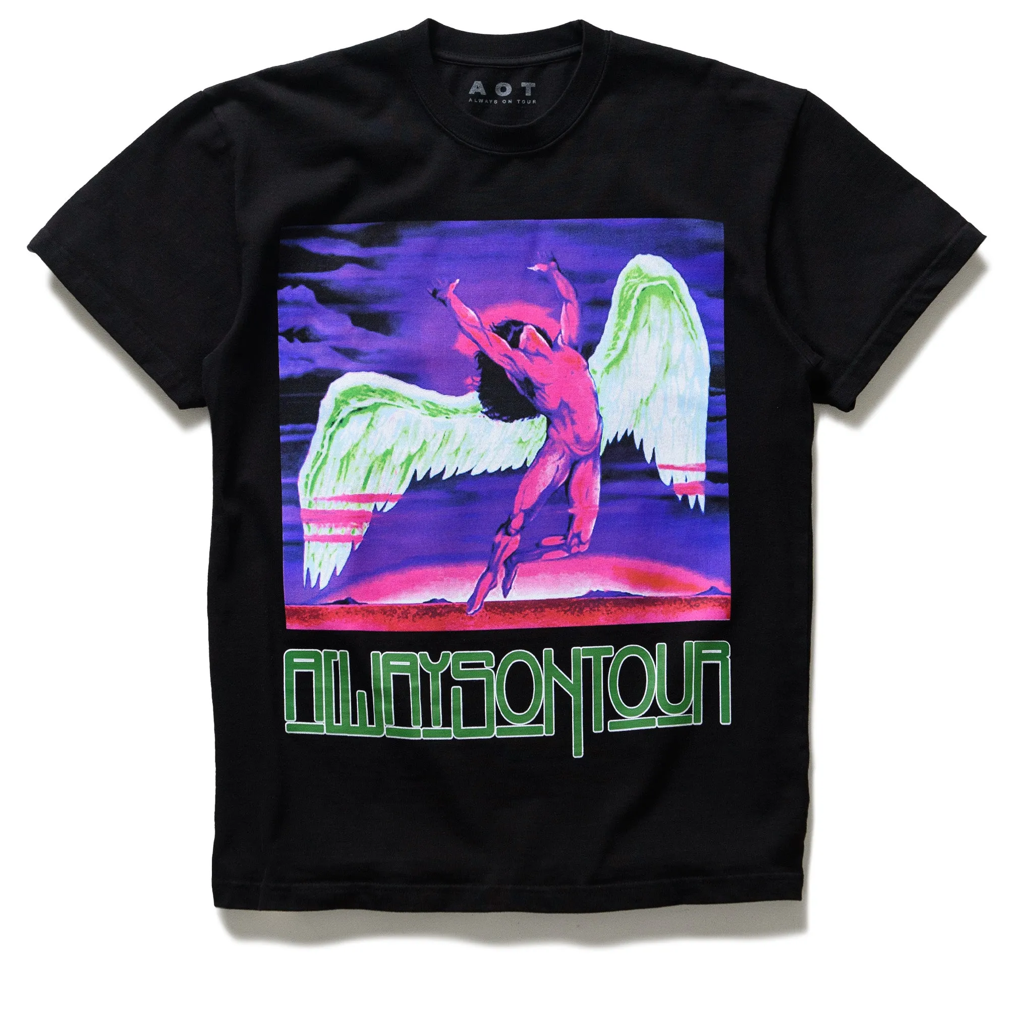 standard size Seasonal Fashion Always On Tour Fallen Angel Tee - Black