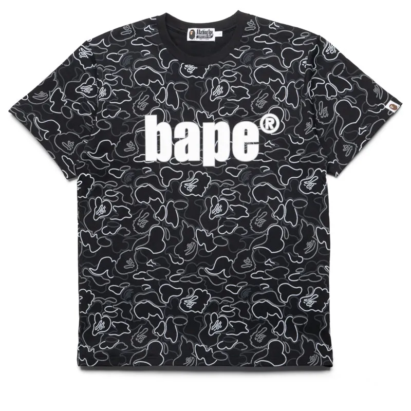 A Bathing Ape Neon Camo Bape Tee - Black cycling event