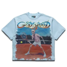 vacation rental event tennis event Godspeed New York Top Spin Tee - Ice
