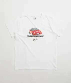 Business Trip Girls' night out Pawa Speed Sports AZ1 Mission T-Shirt - White