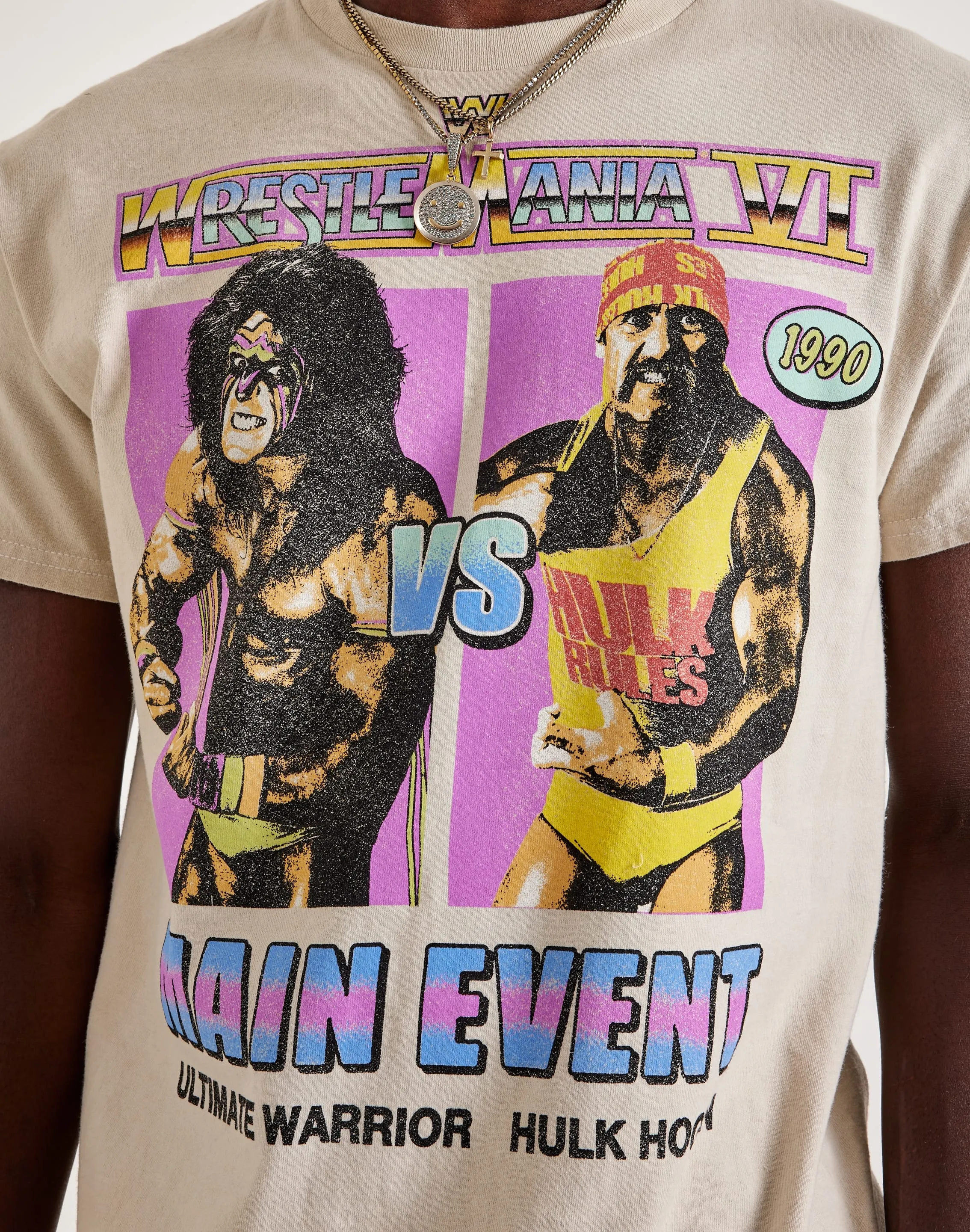 NoSlipWaistband Goodie Two Sleeves Wrestlemania VI Tee