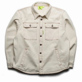 Show graduation Supervsn Third Eye Denim Overshirt - Natural