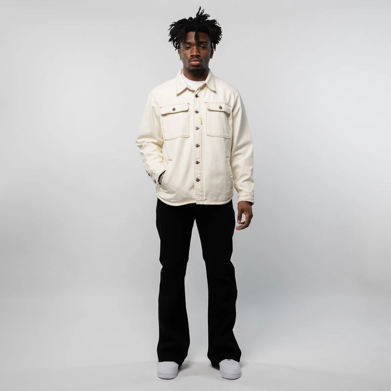 Compact Storage Supervsn Third Eye Denim Overshirt - Natural