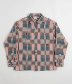 High Street Fashion Gramicci Anthony Flannel Shirt - Blush Check