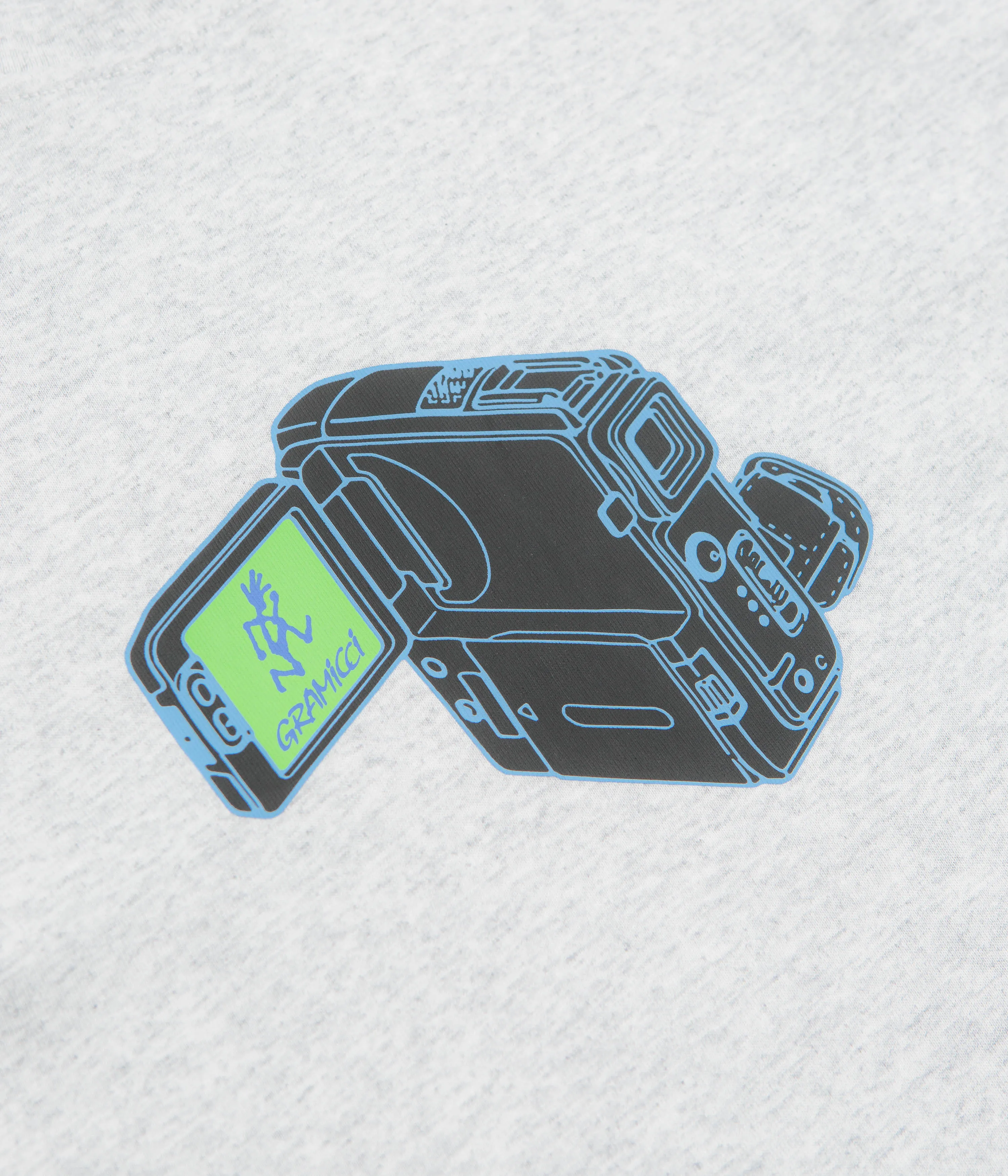 yacht event Adult Gramicci Camcorder T-Shirt - Heather Ash
