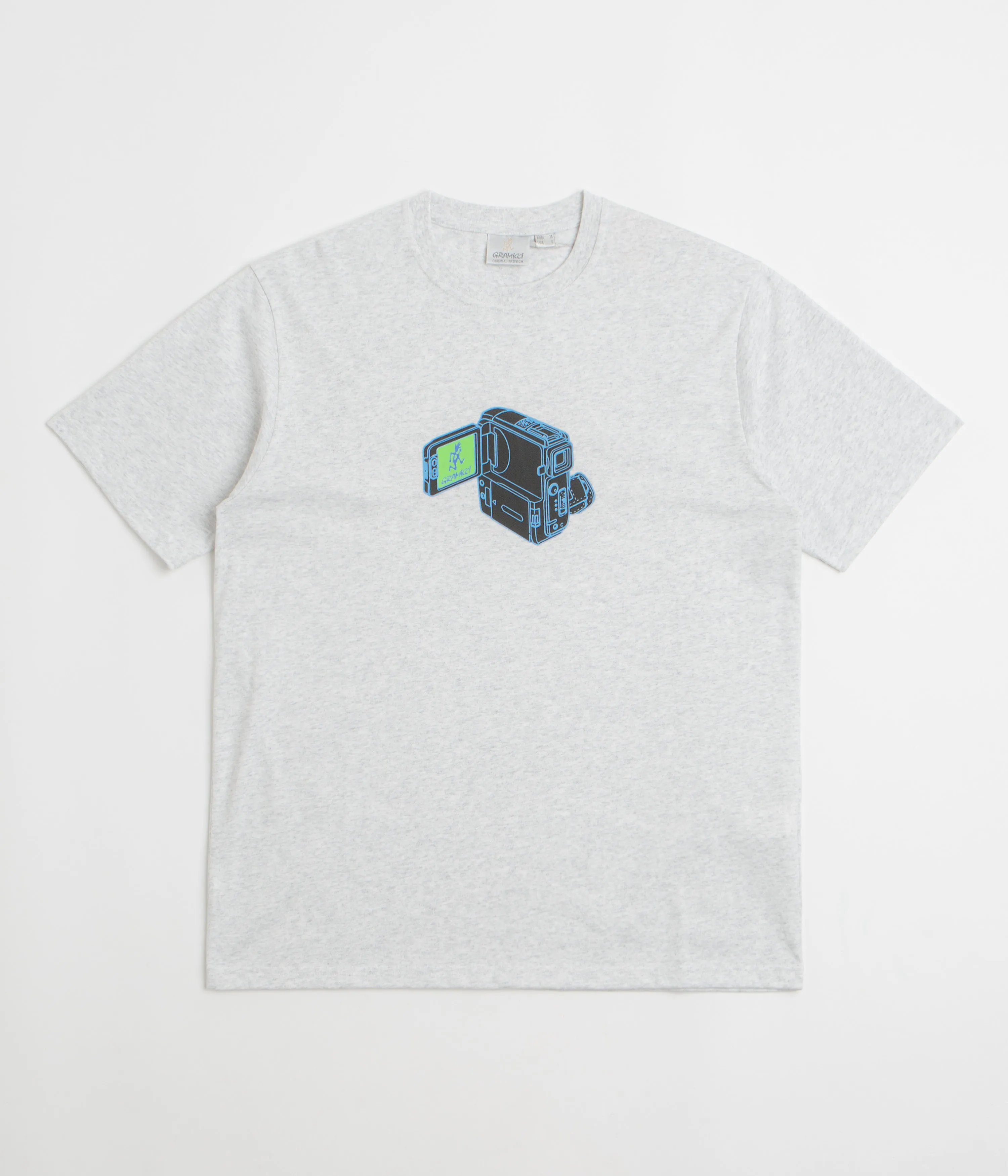 Gramicci Camcorder T-Shirt - Heather Ash school event