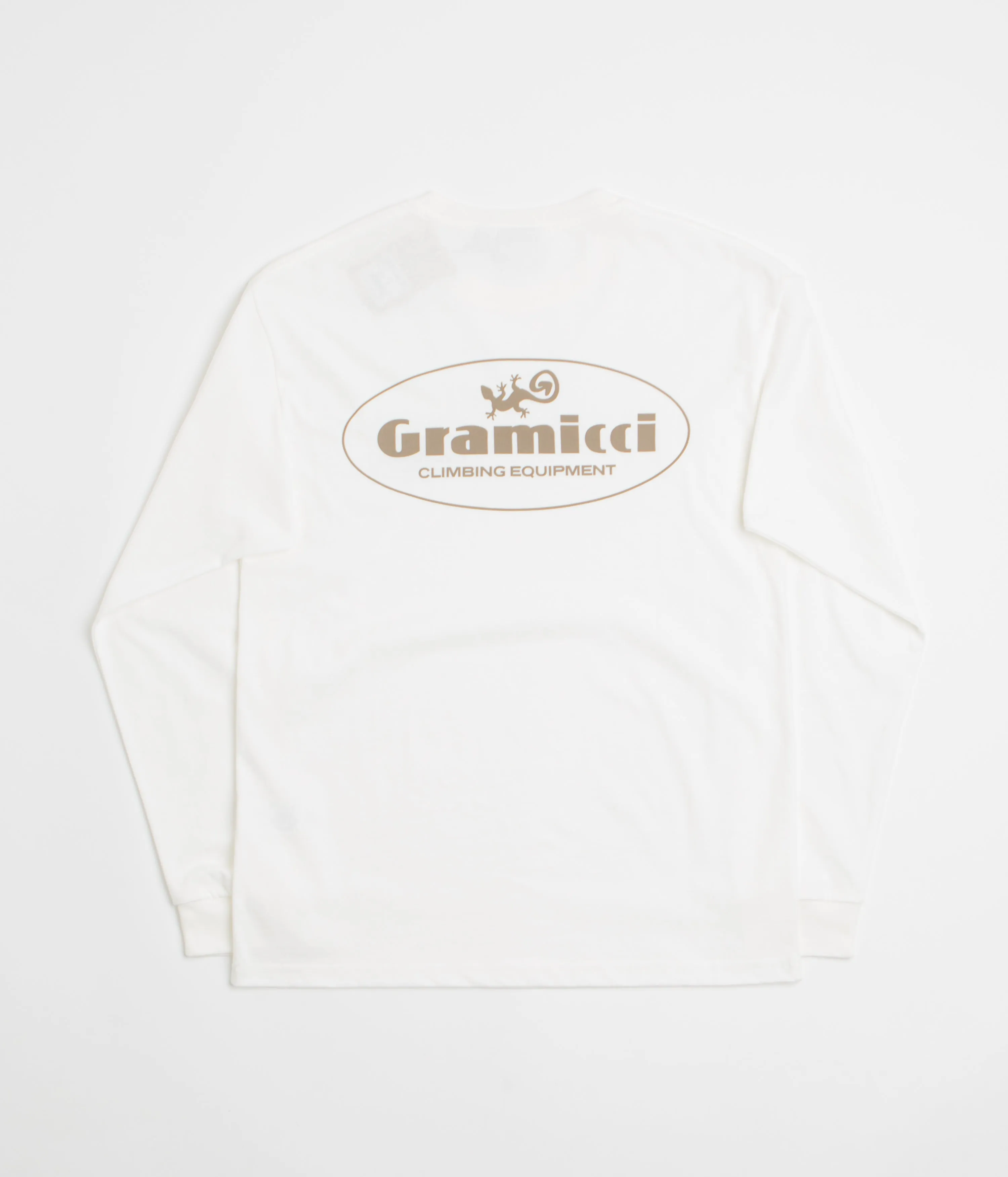 Gramicci Climbing Equipment Long Sleeve T-Shirt - White arcade event