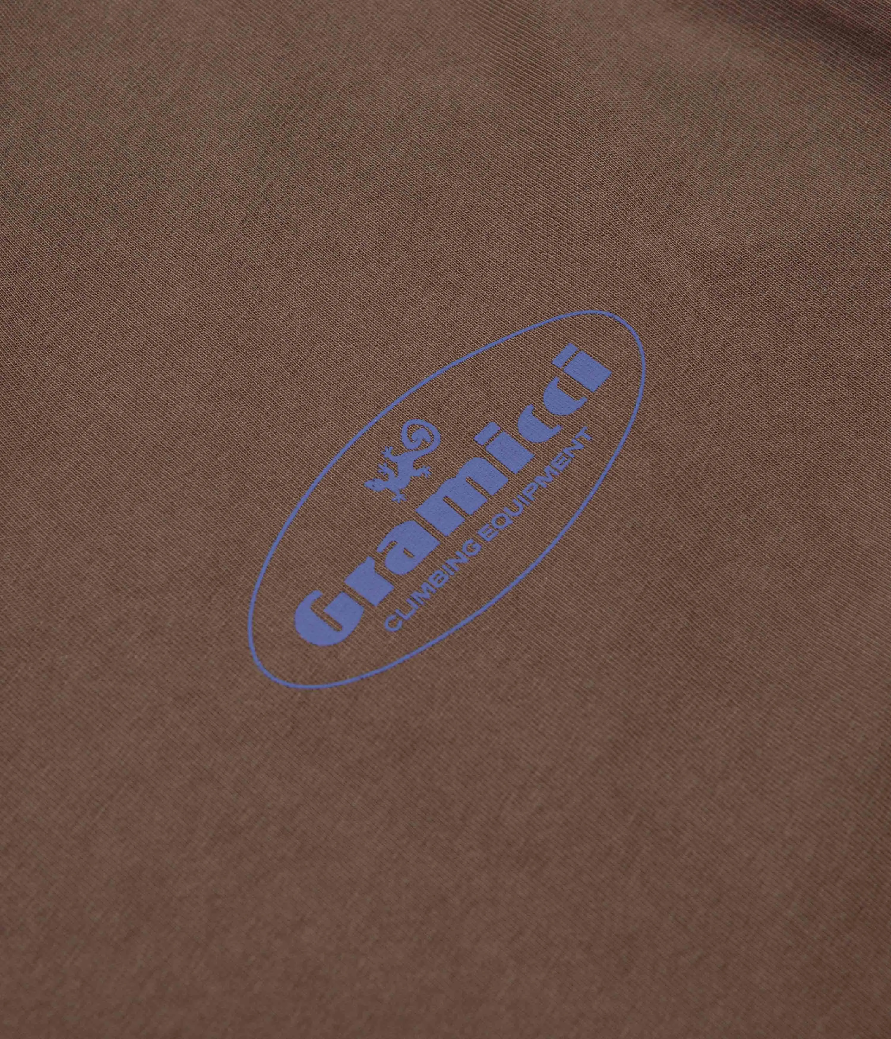 museum event Supermarket Gramicci Climbing Equipment T-Shirt - Brown Pigment