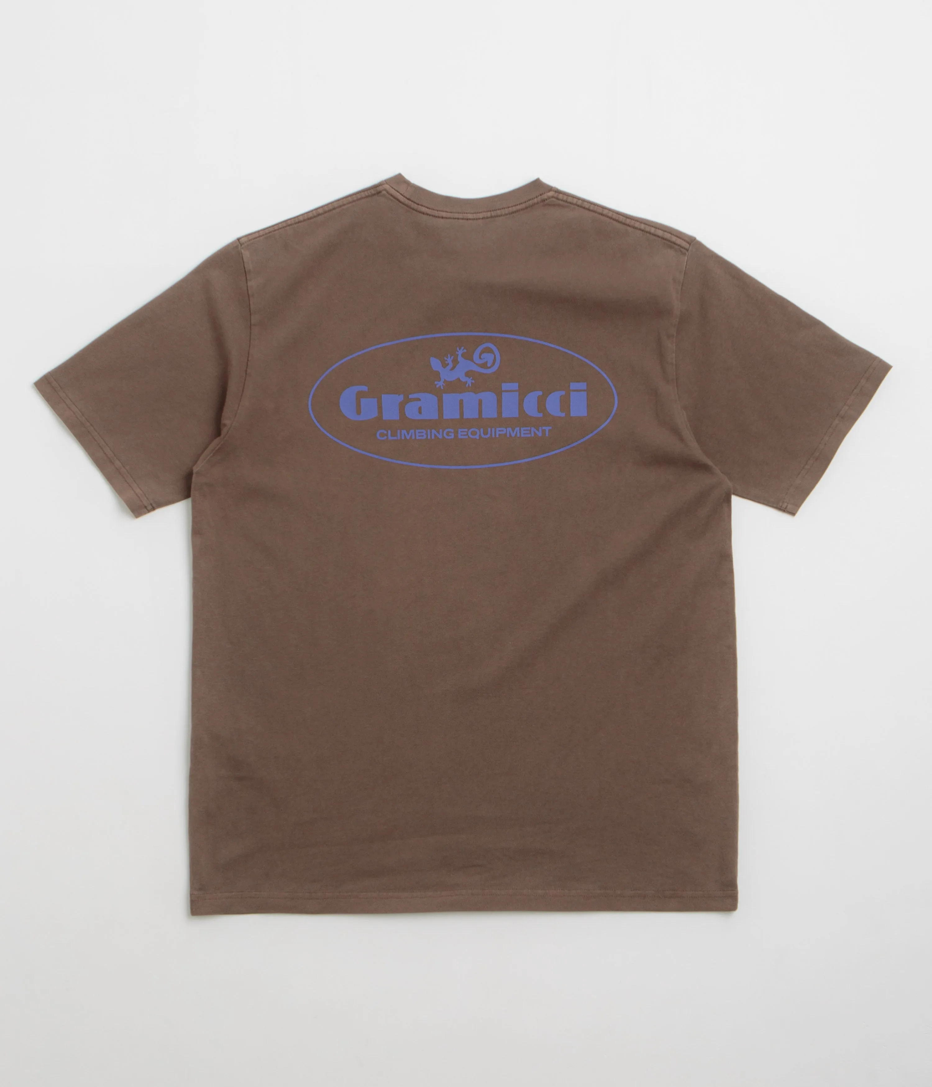 football event festival event Gramicci Climbing Equipment T-Shirt - Brown Pigment