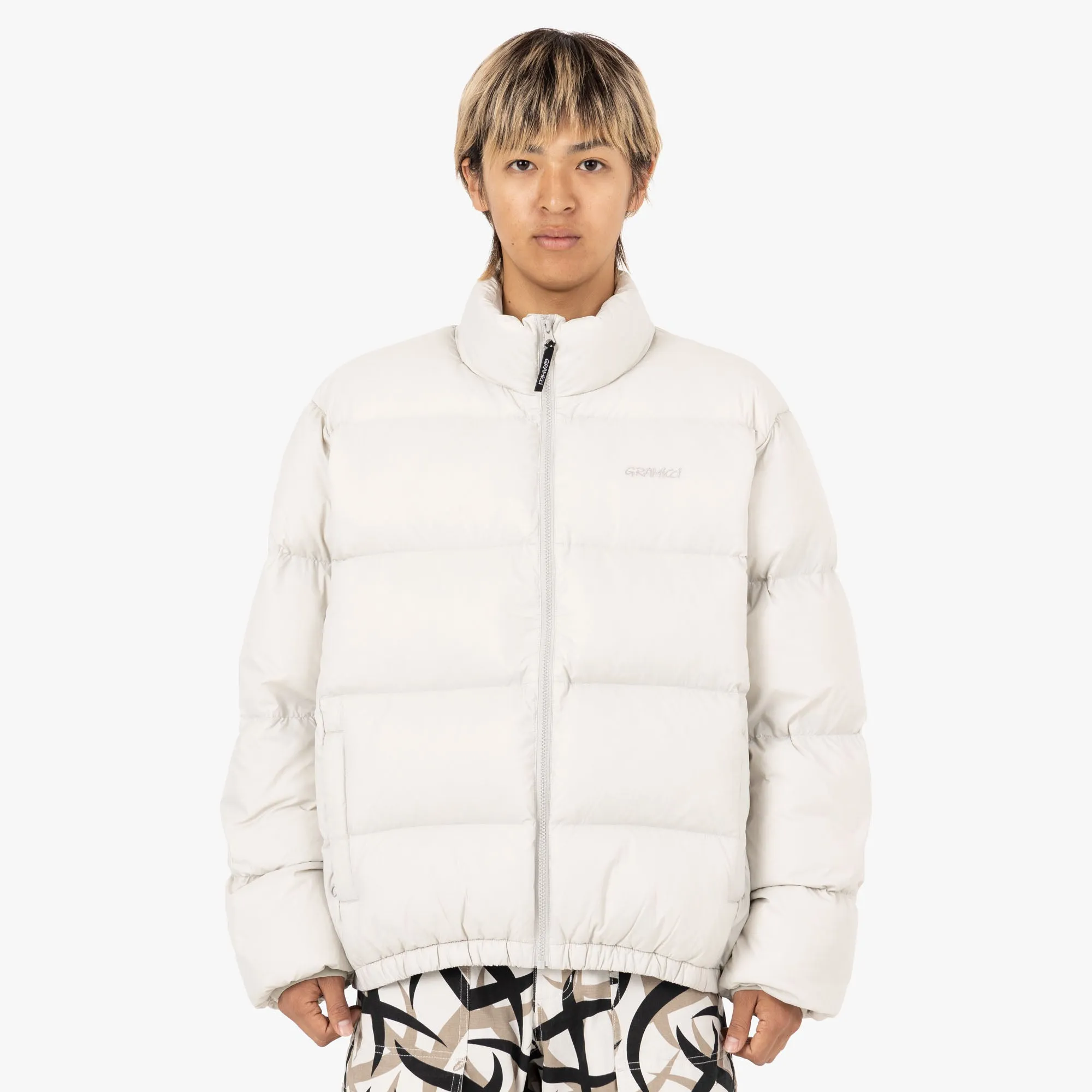 Gramicci Down Puffer / Light Beige Laser Cut Airflow Vents