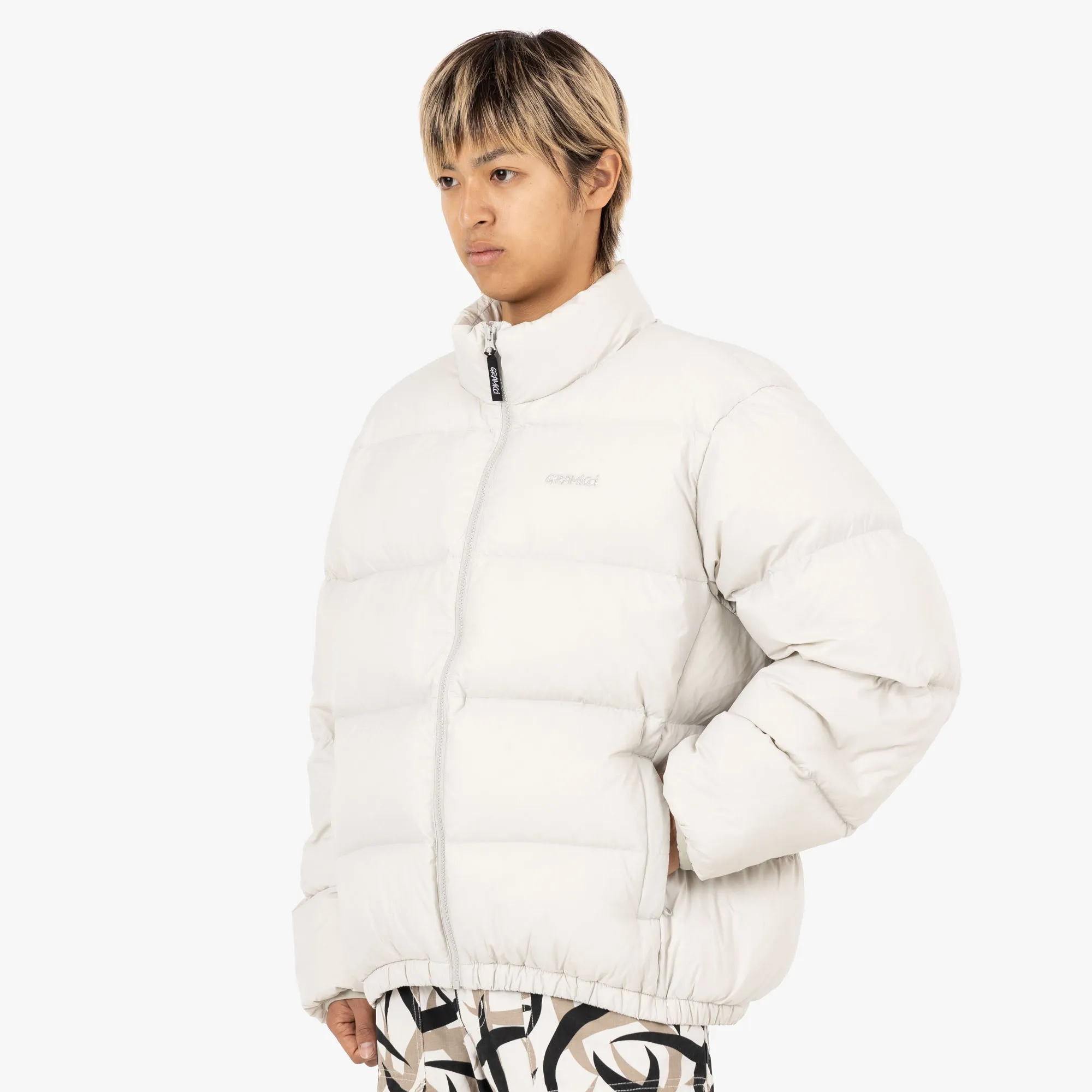 Modern Travel Look Gramicci Down Puffer / Light Beige