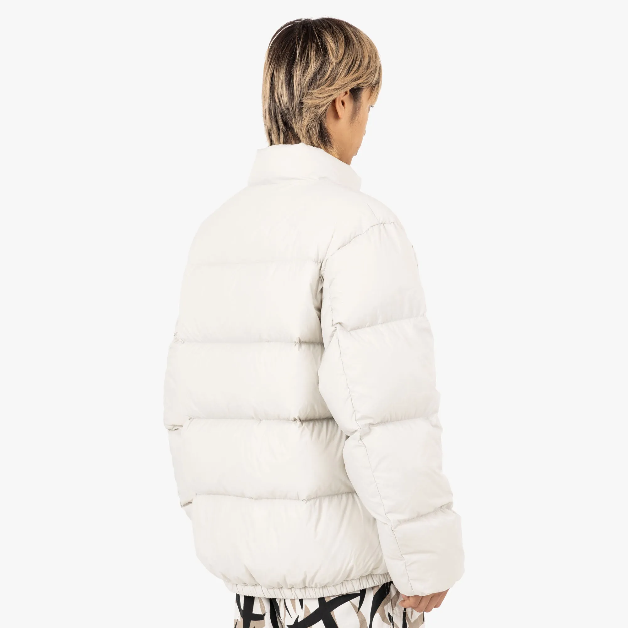 Gramicci Down Puffer / Light Beige Sleek Layers Weatherproof Zipper