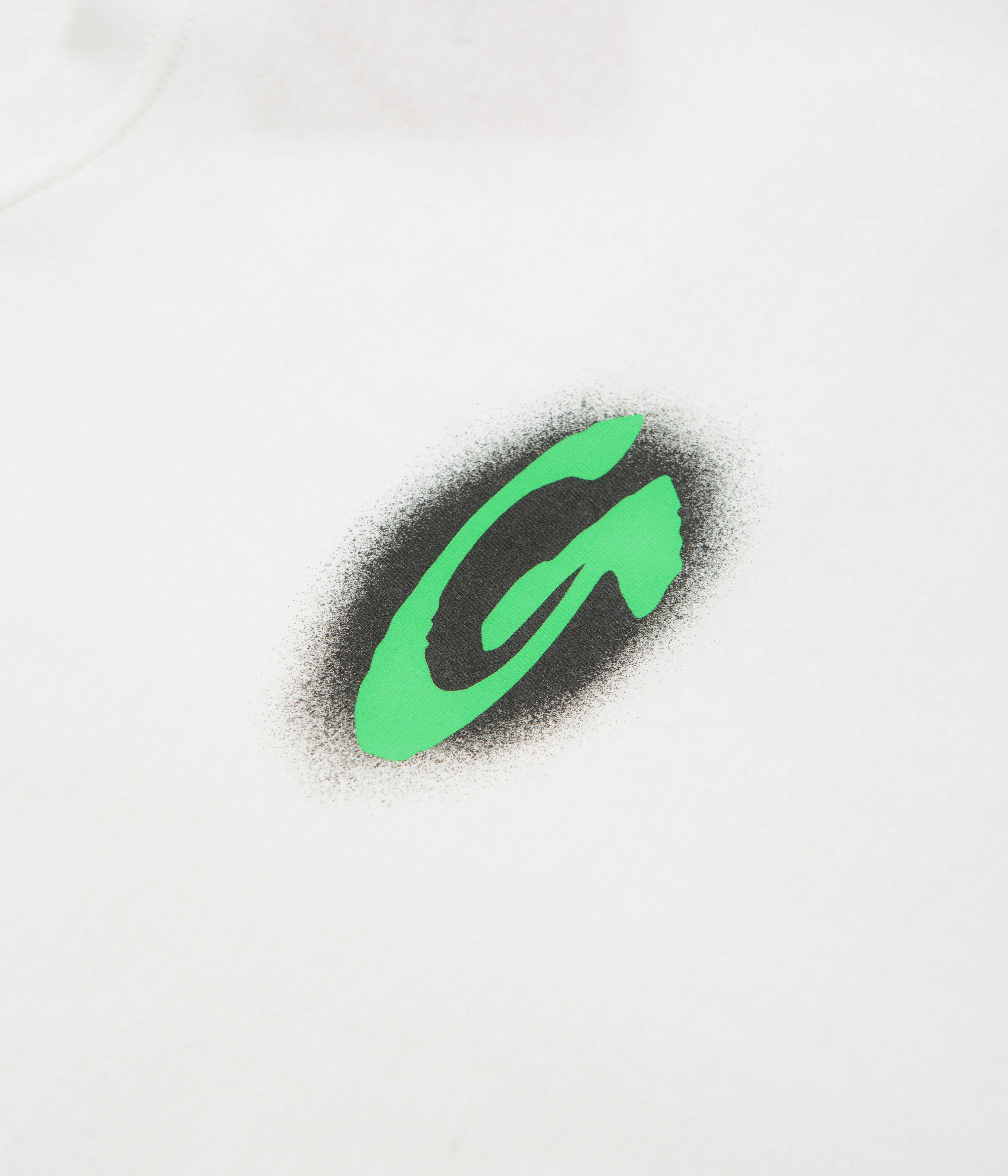 Gramicci G-Blur T-Shirt - White / Green Long Lasting Color Retention mid-quality